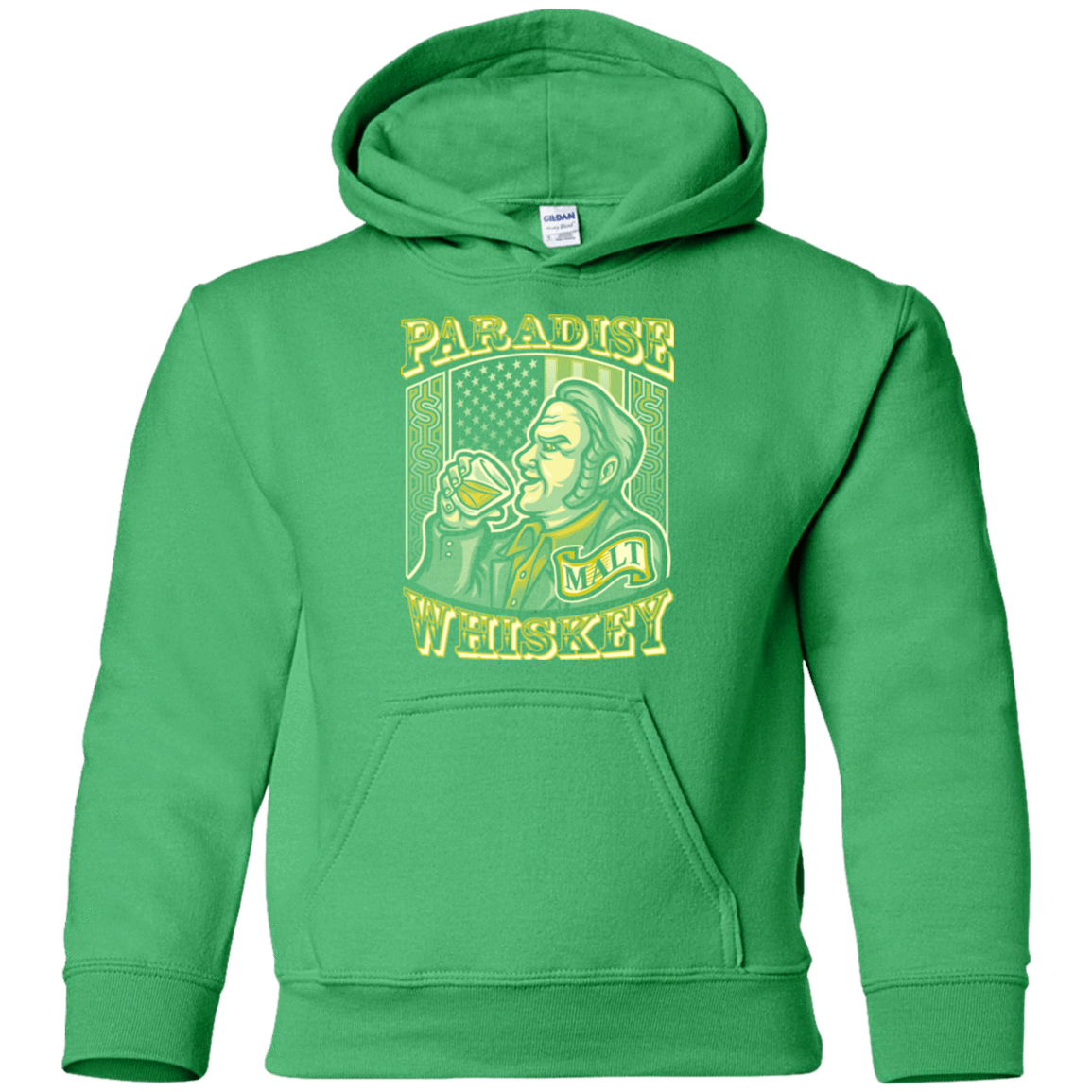 Sweatshirts Irish Green / YS Paradise Whiskey Youth Hoodie