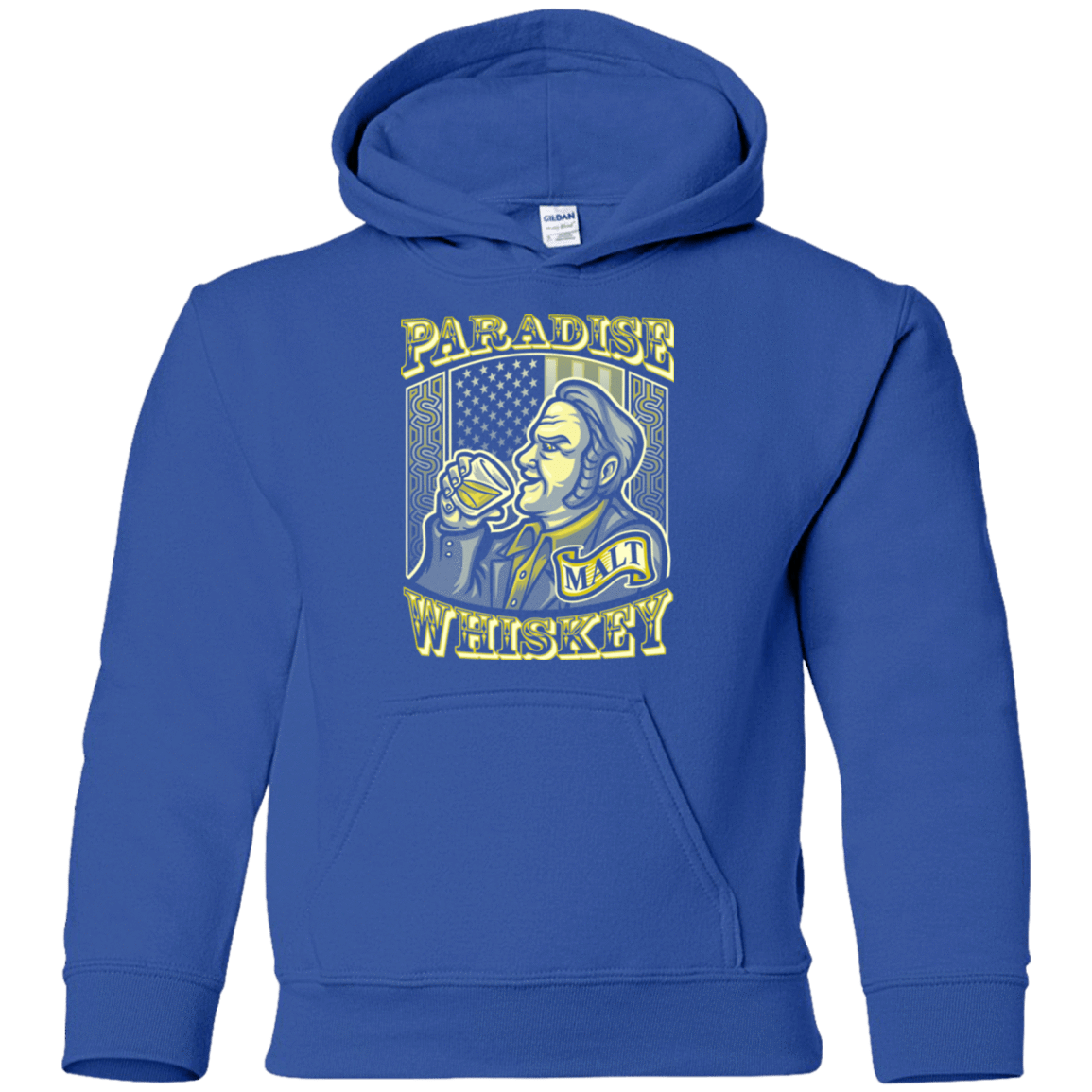Sweatshirts Royal / YS Paradise Whiskey Youth Hoodie