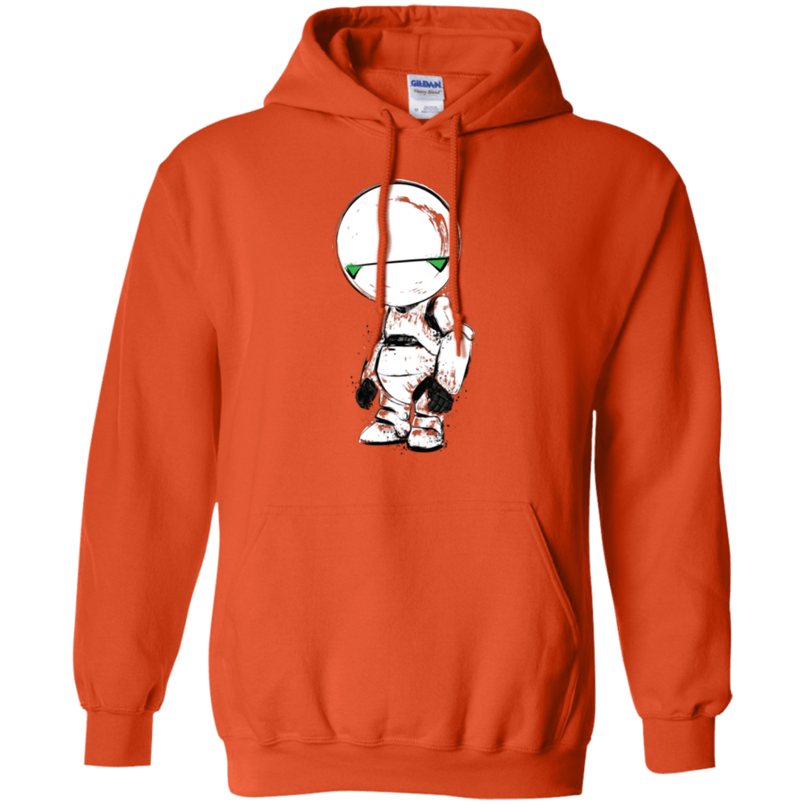 Sweatshirts Orange / Small Paranoid Android Pullover Hoodie