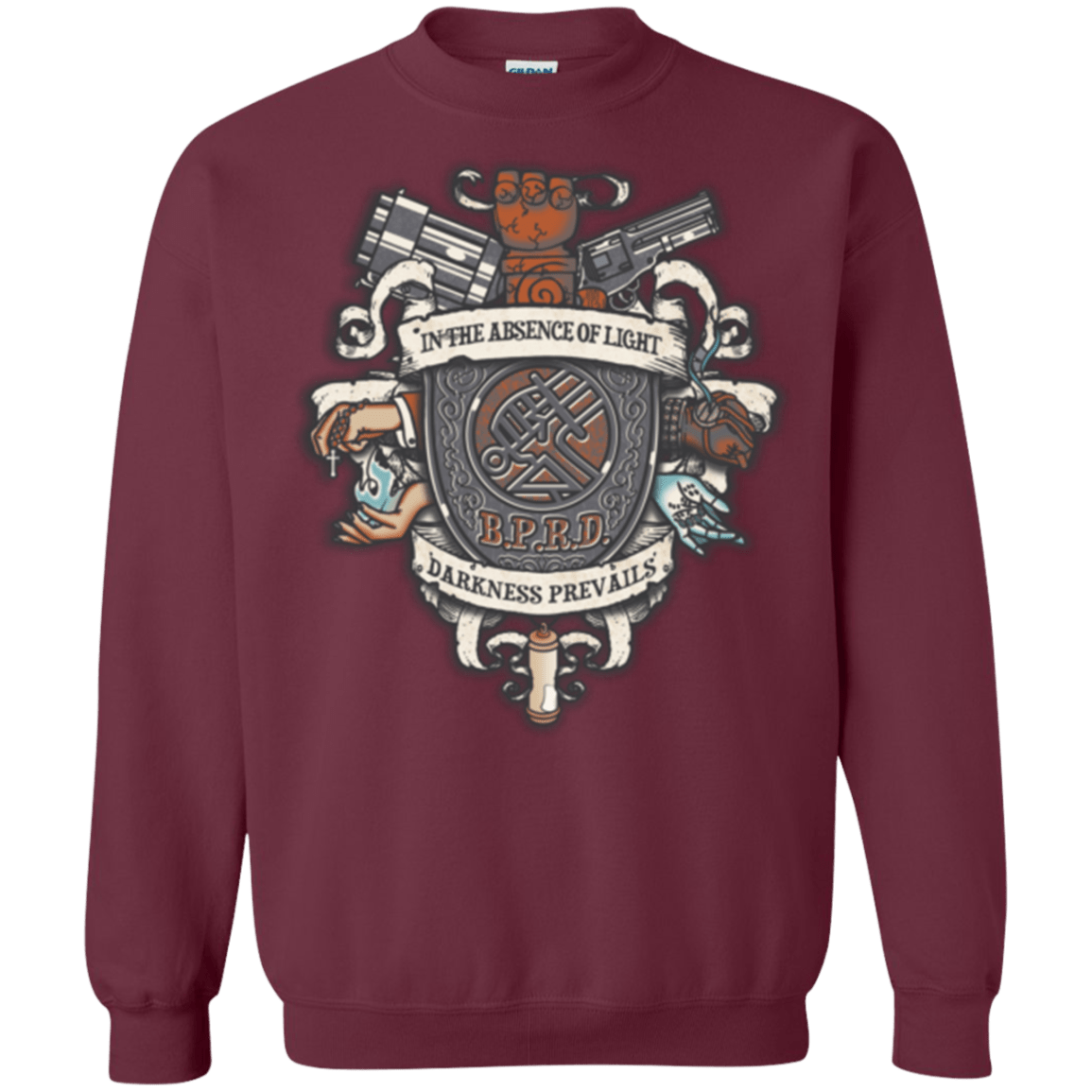 Sweatshirts Maroon / Small Paranormal Bureau Crewneck Sweatshirt