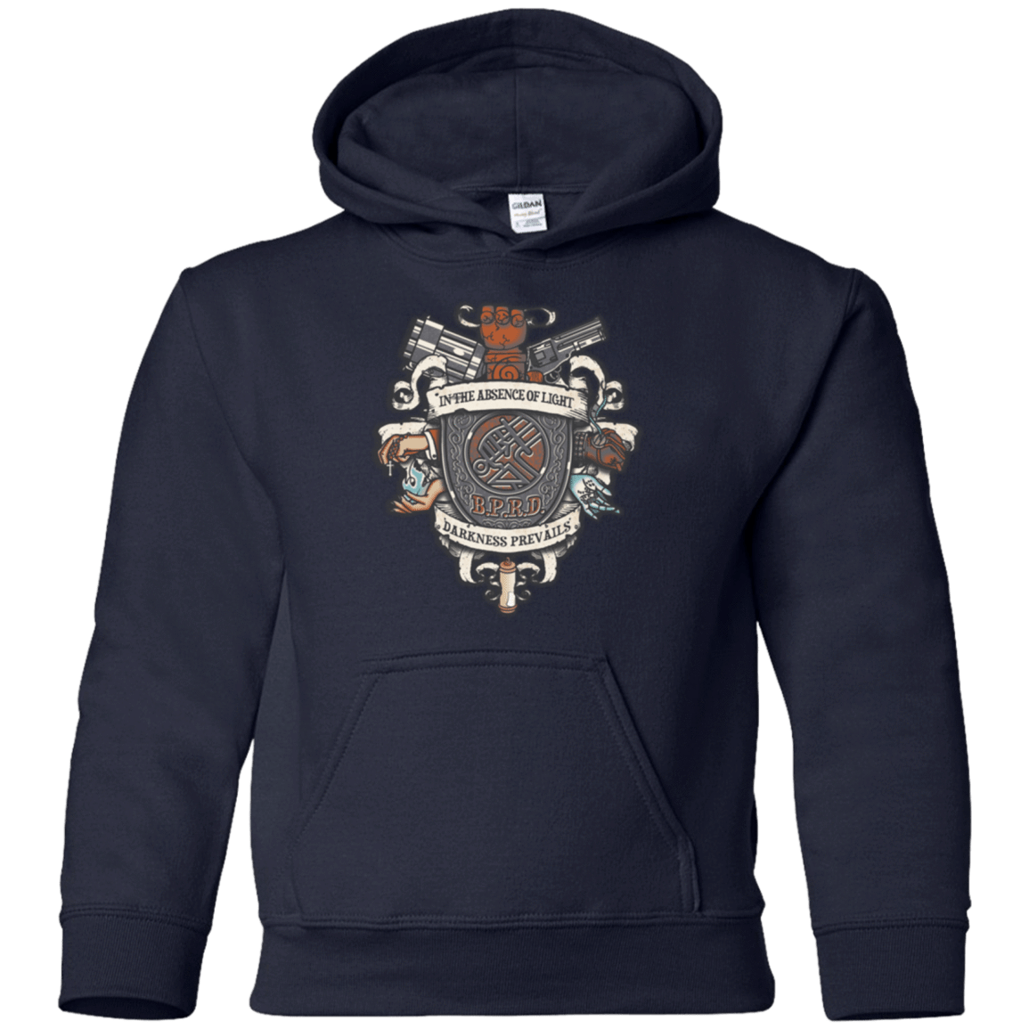 Sweatshirts Navy / YS Paranormal Bureau Youth Hoodie