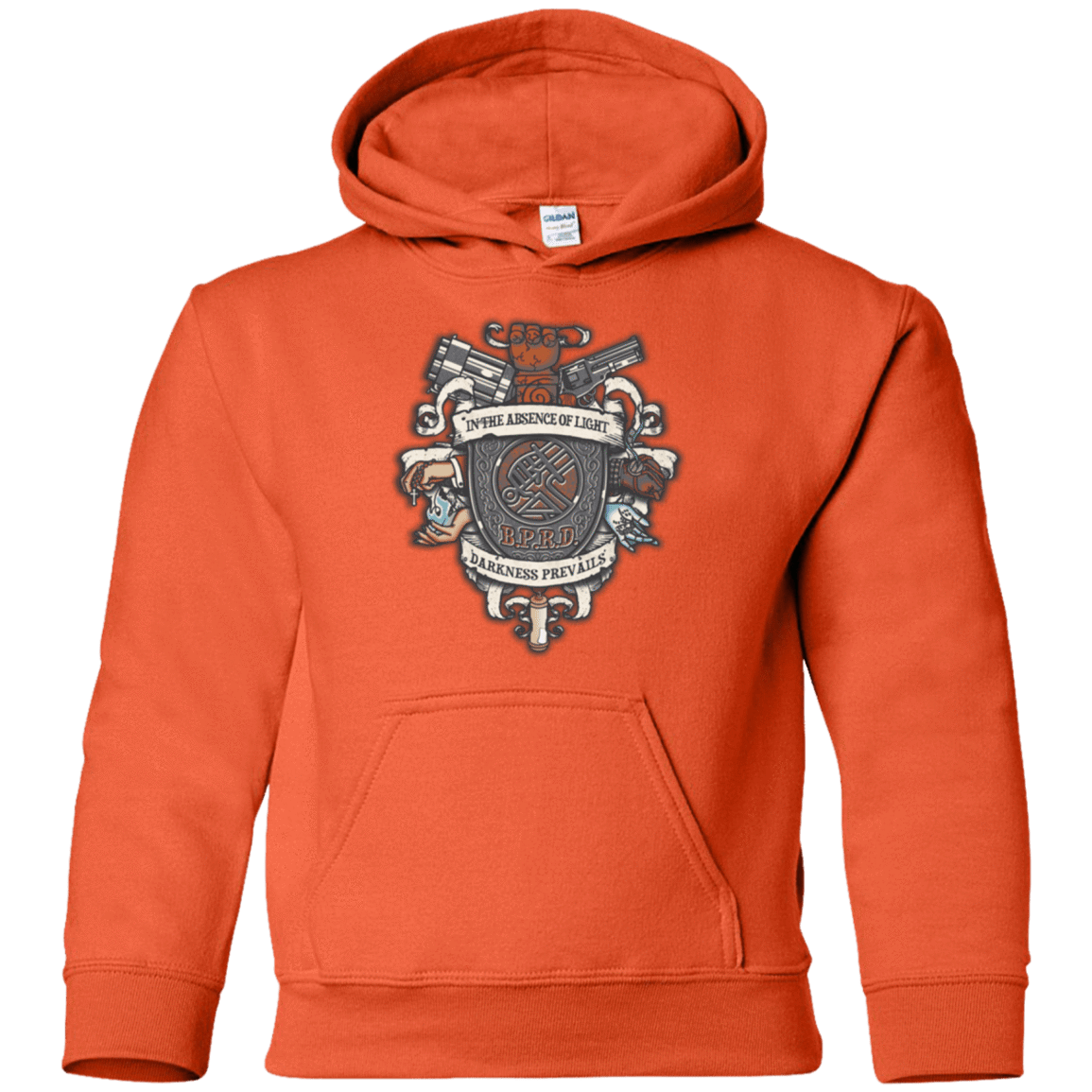 Sweatshirts Orange / YS Paranormal Bureau Youth Hoodie