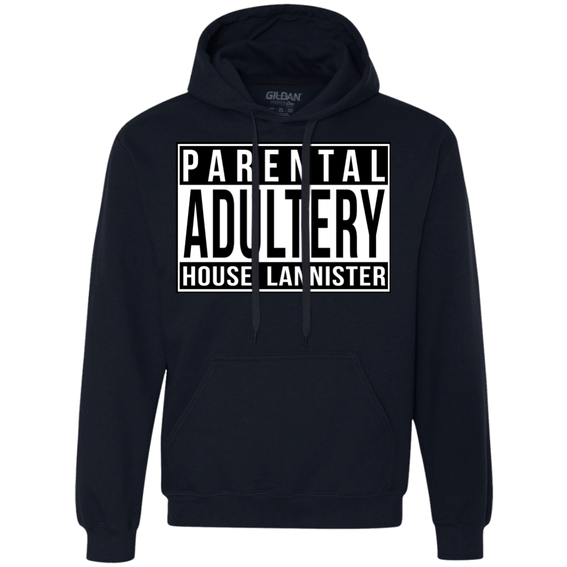 Sweatshirts Navy / S Parental Adultery Premium Fleece Hoodie
