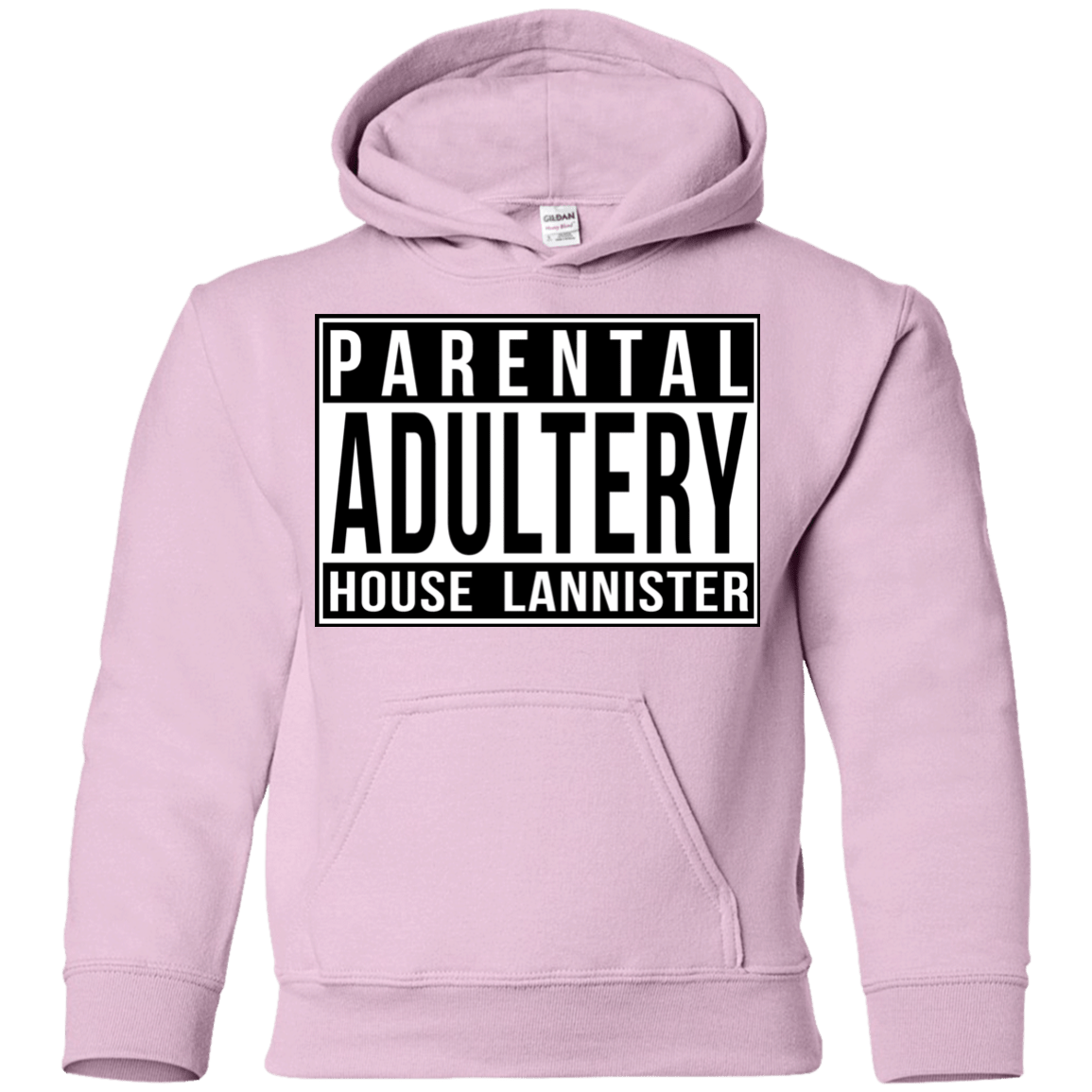Sweatshirts Light Pink / YS Parental Adultery Youth Hoodie