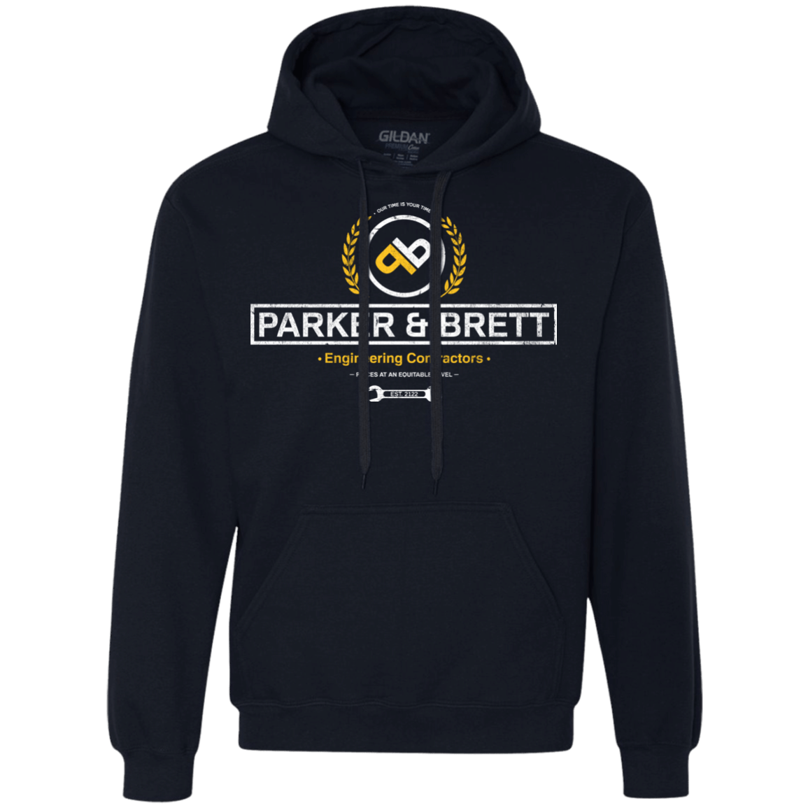 Sweatshirts Navy / Small Parker & Brett Premium Fleece Hoodie
