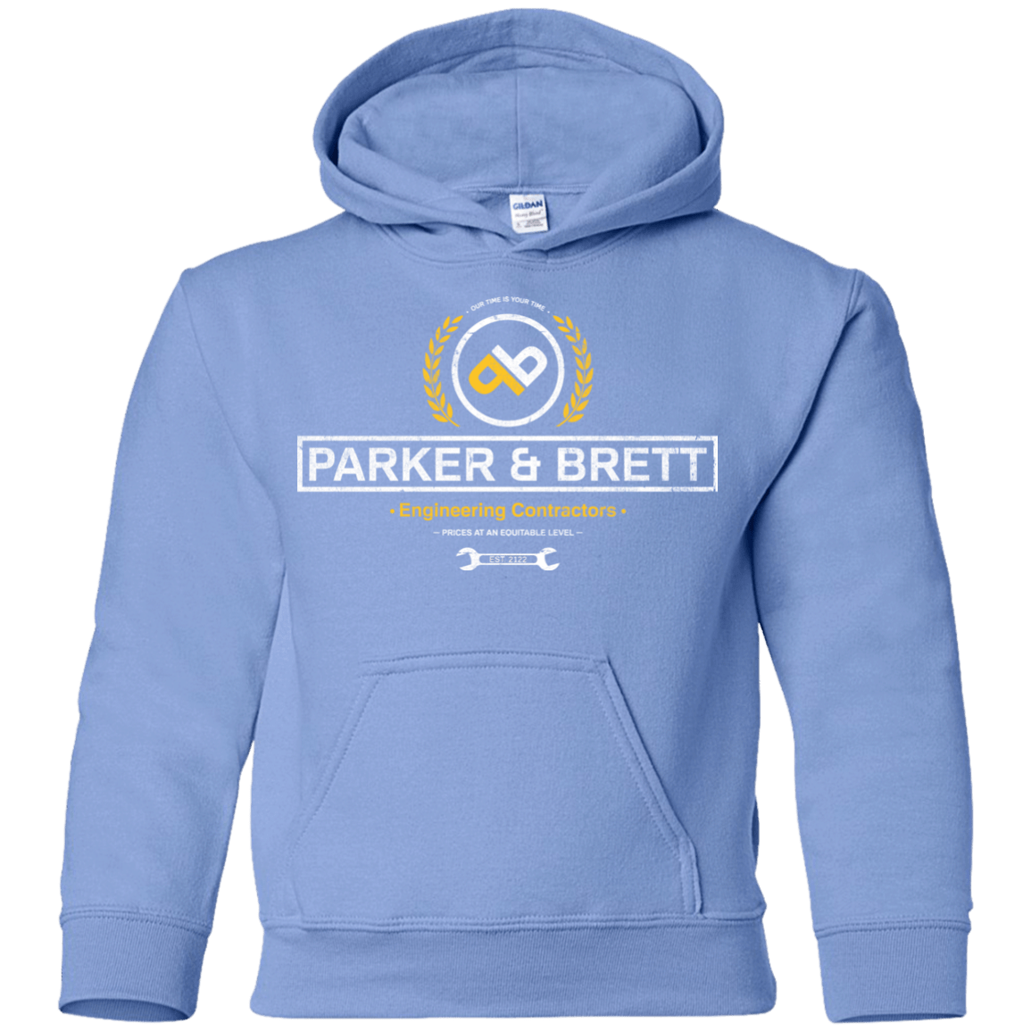 Sweatshirts Carolina Blue / YS Parker & Brett Youth Hoodie
