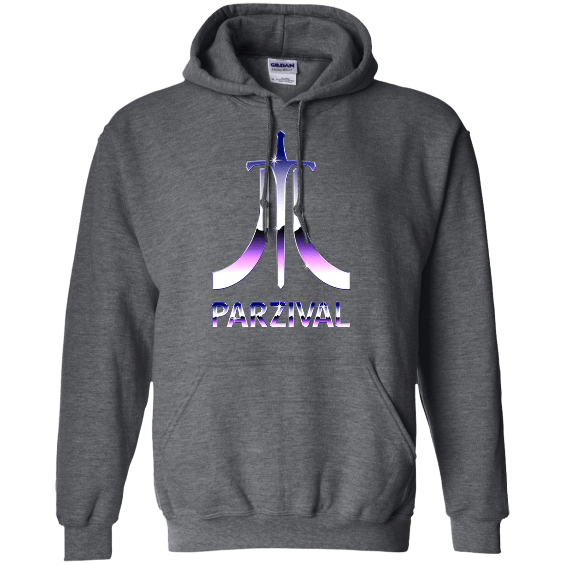 Sweatshirts Dark Heather / S Parzival Retro Pullover Hoodie