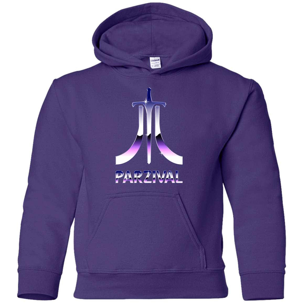 Sweatshirts Purple / YS Parzival Retro Youth Hoodie