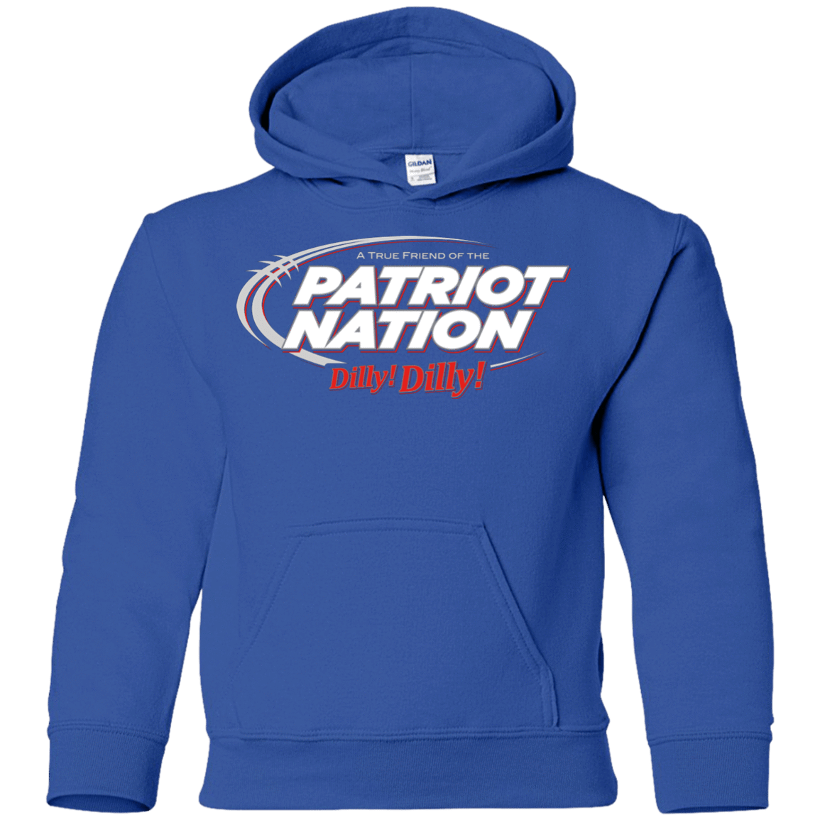 Sweatshirts Royal / YS Patriot Nation Dilly Dilly Youth Hoodie