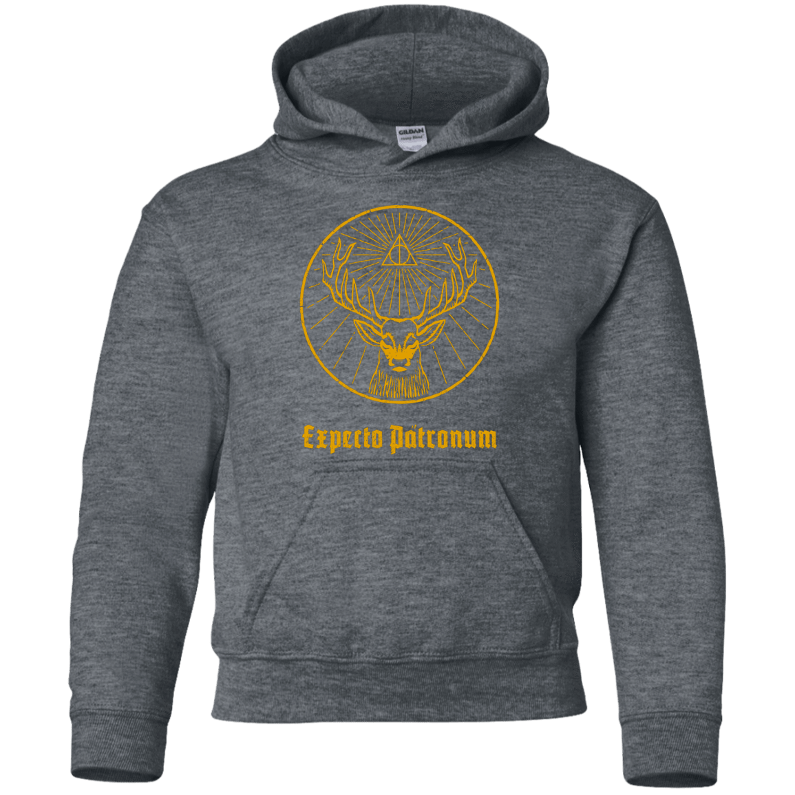 Sweatshirts Dark Heather / YS Patronumeister House Youth Hoodie
