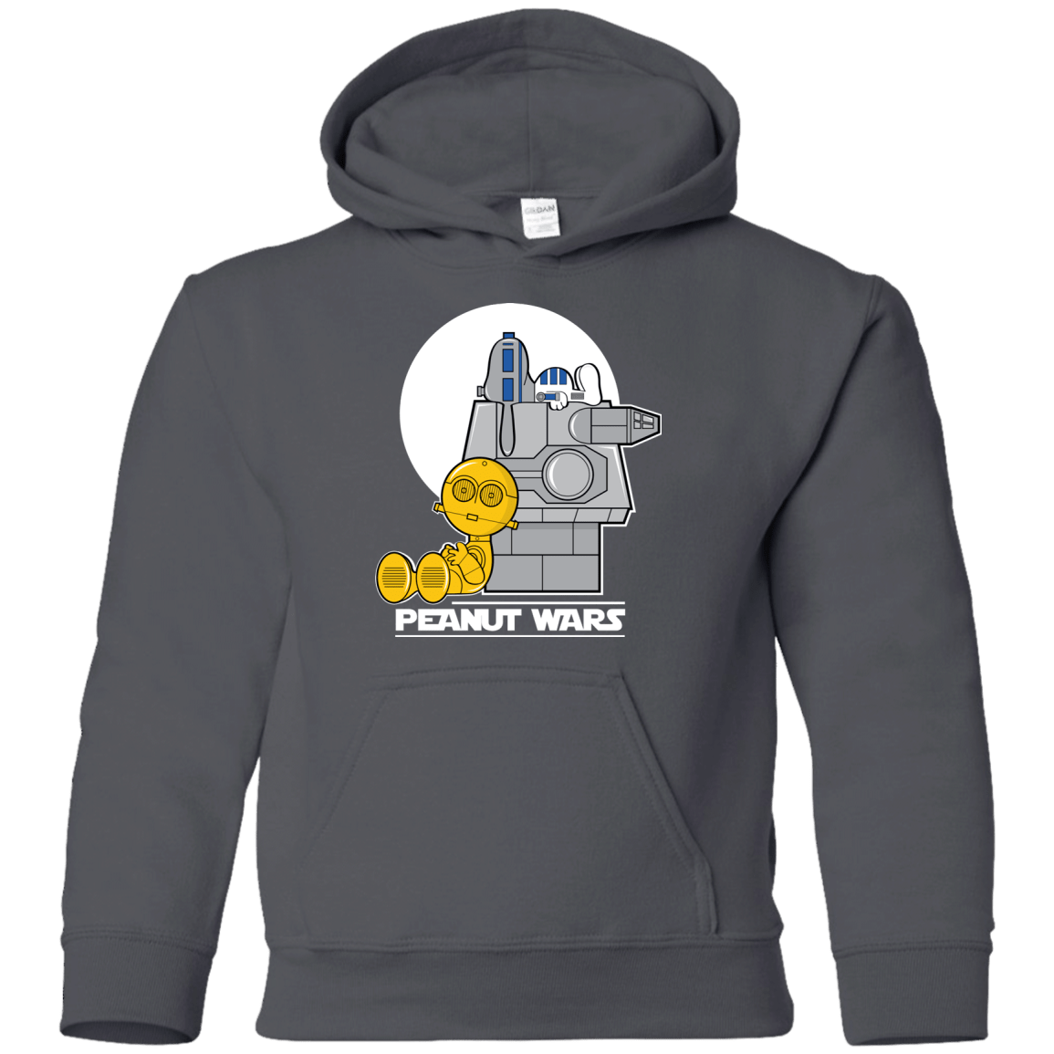 Sweatshirts Charcoal / YS Peanut Wars Youth Hoodie
