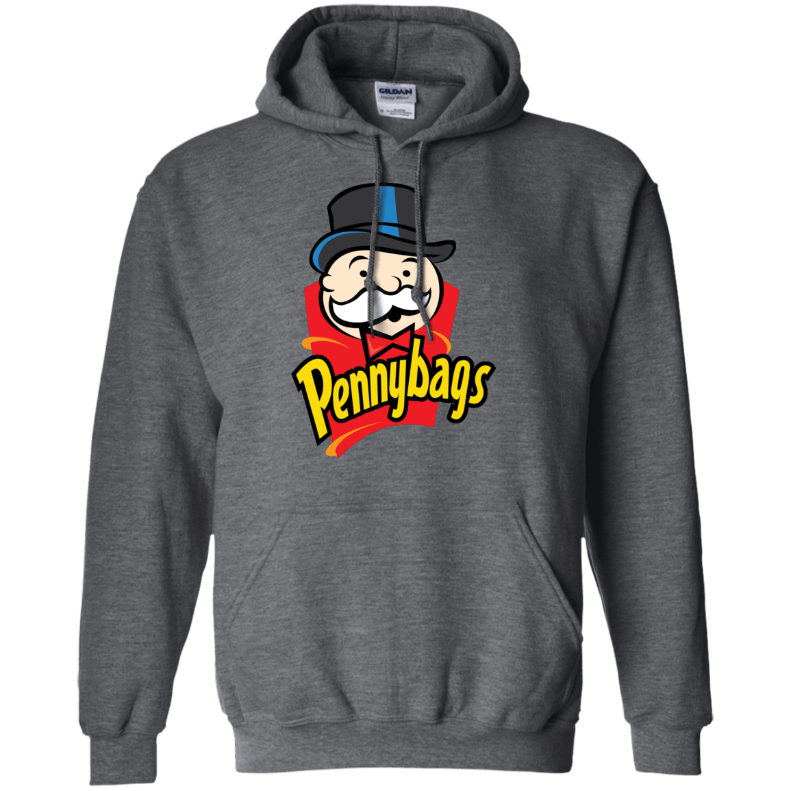 Sweatshirts Dark Heather / S Pennybags Pullover Hoodie