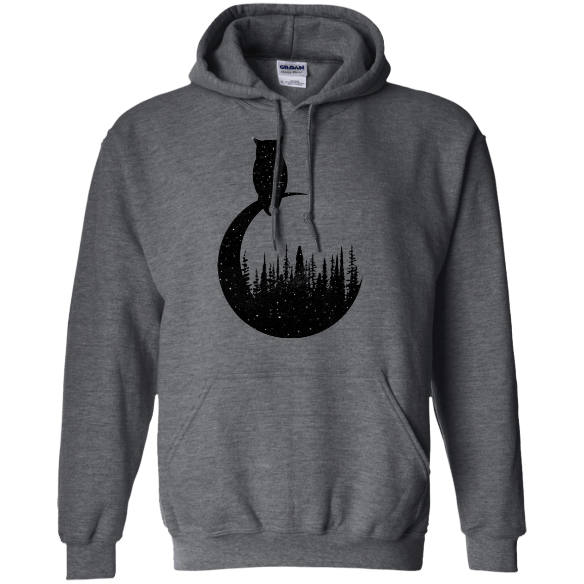 Sweatshirts Perched Owl Pullover Hoodie