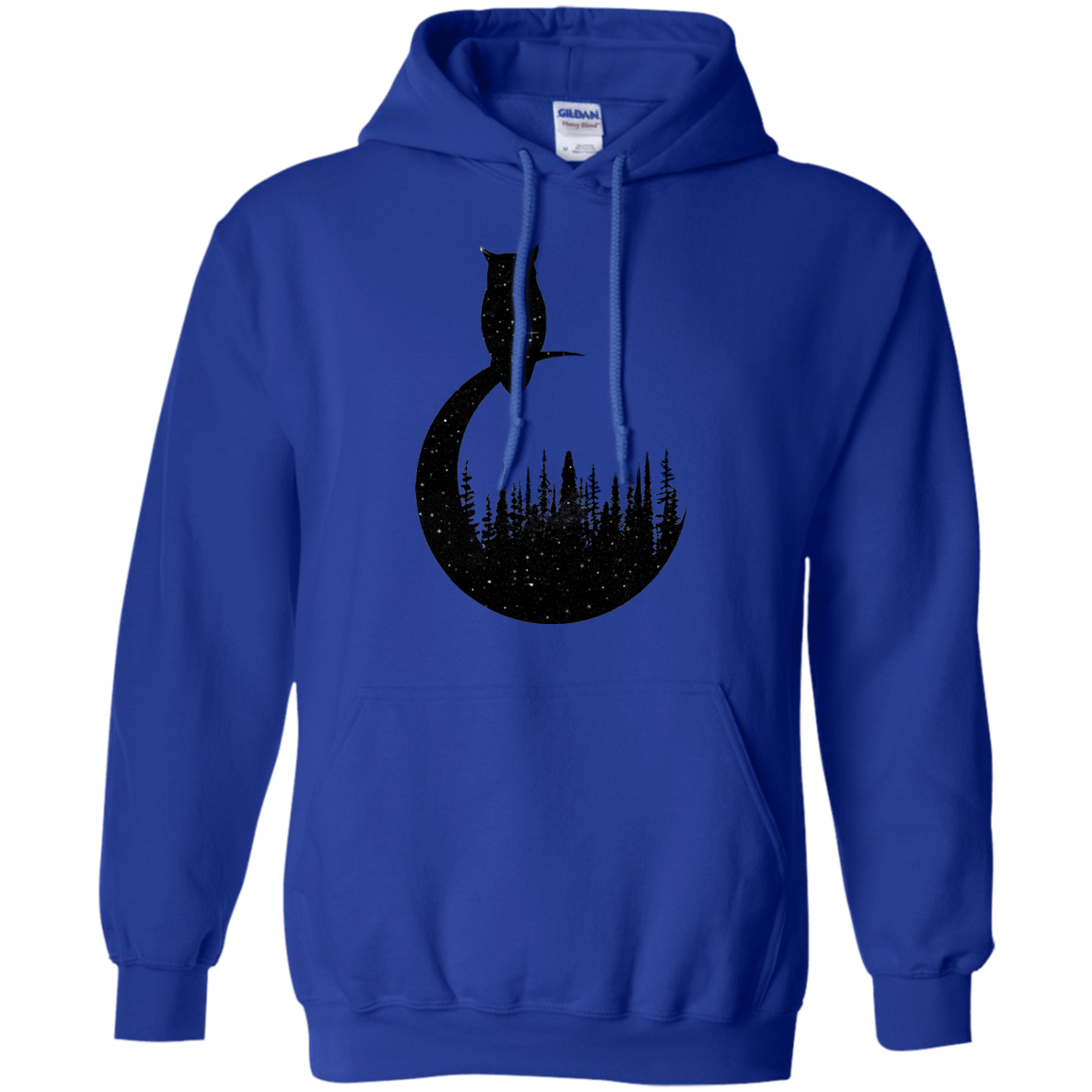 Sweatshirts Perched Owl Pullover Hoodie