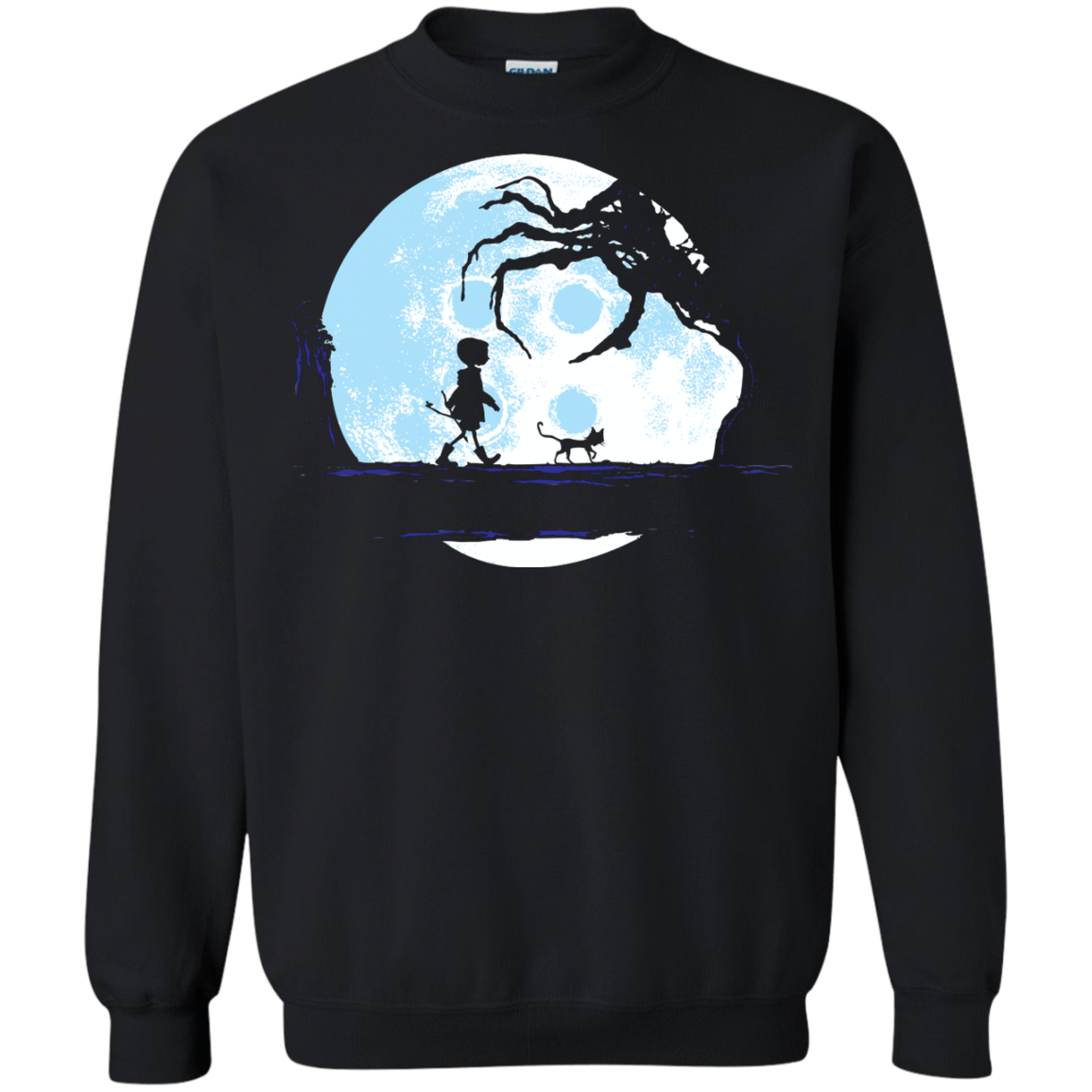 Sweatshirts Black / S Perfect Moonwalk- Coraline Crewneck Sweatshirt