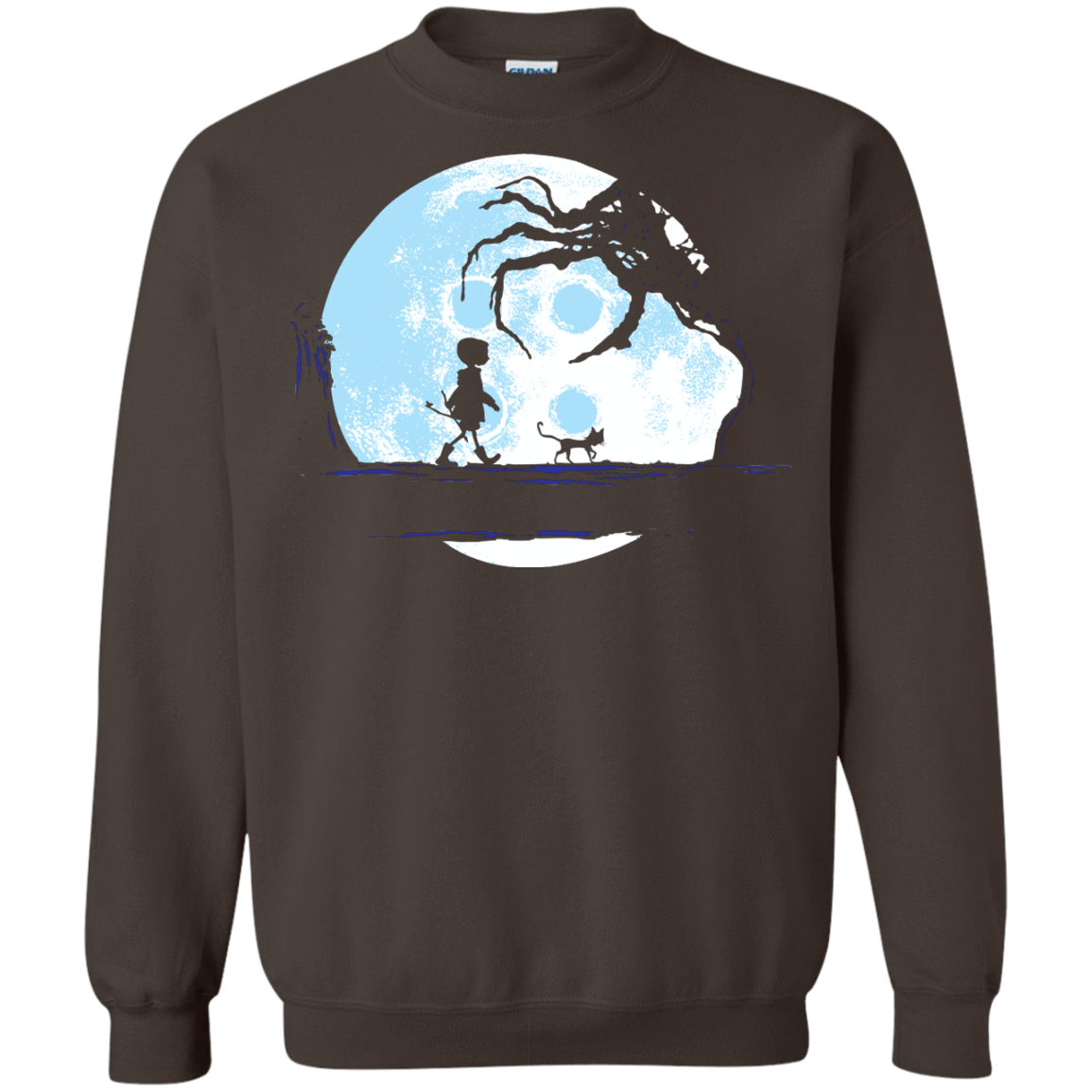 Sweatshirts Dark Chocolate / S Perfect Moonwalk- Coraline Crewneck Sweatshirt