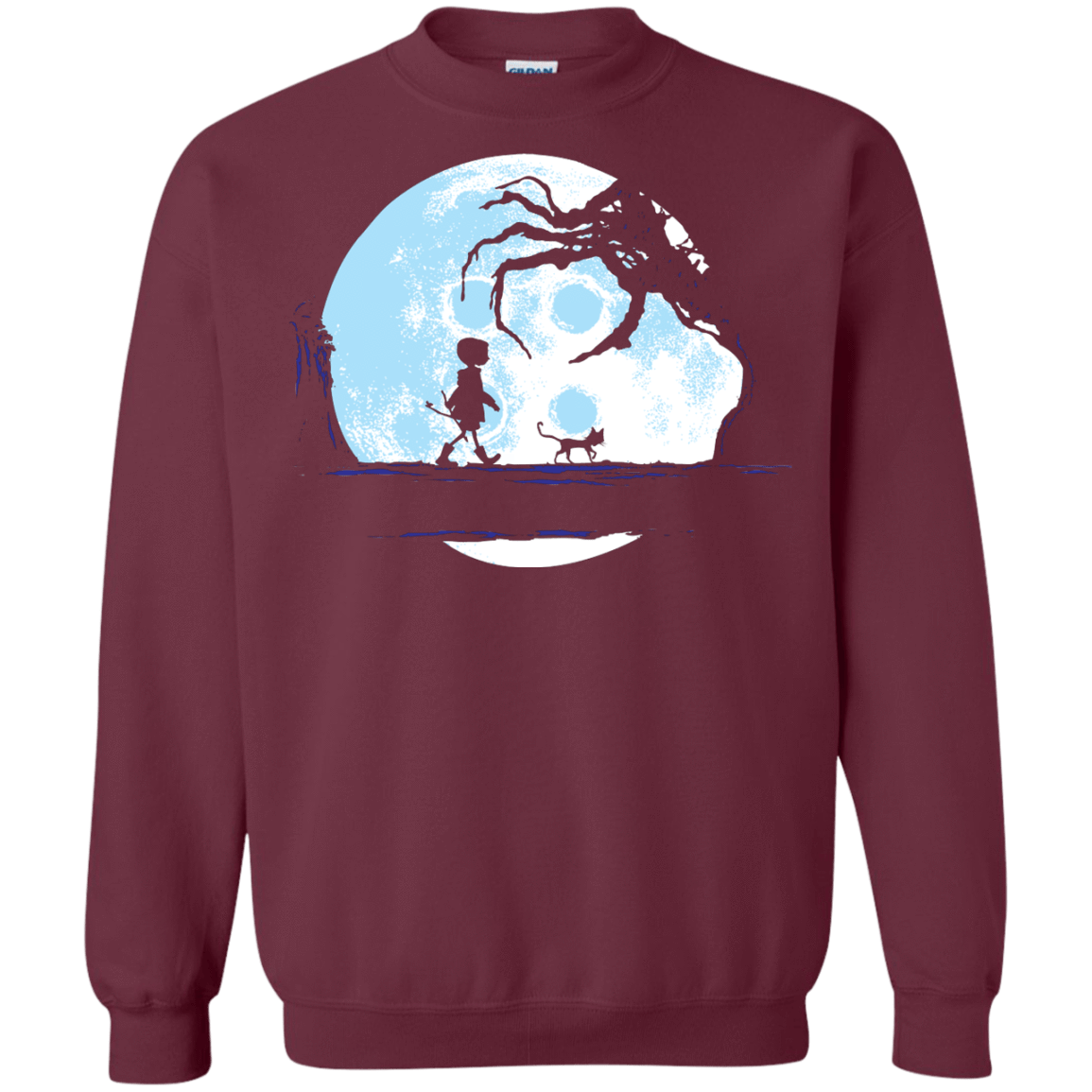 Sweatshirts Maroon / S Perfect Moonwalk- Coraline Crewneck Sweatshirt