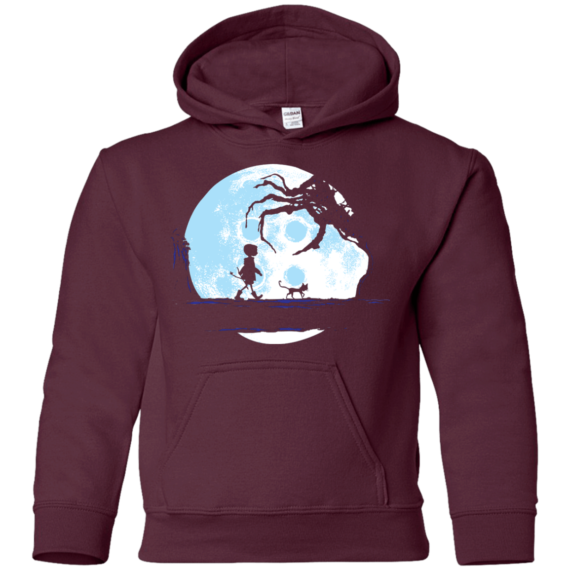 Sweatshirts Maroon / YS Perfect Moonwalk- Coraline Youth Hoodie
