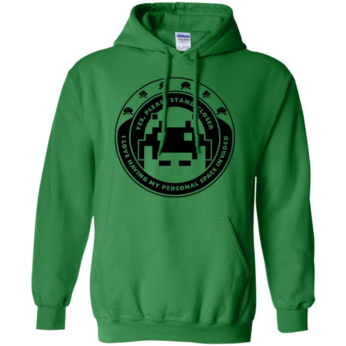 Sweatshirts Irish Green / S Personal Space Invader Pullover Hoodie