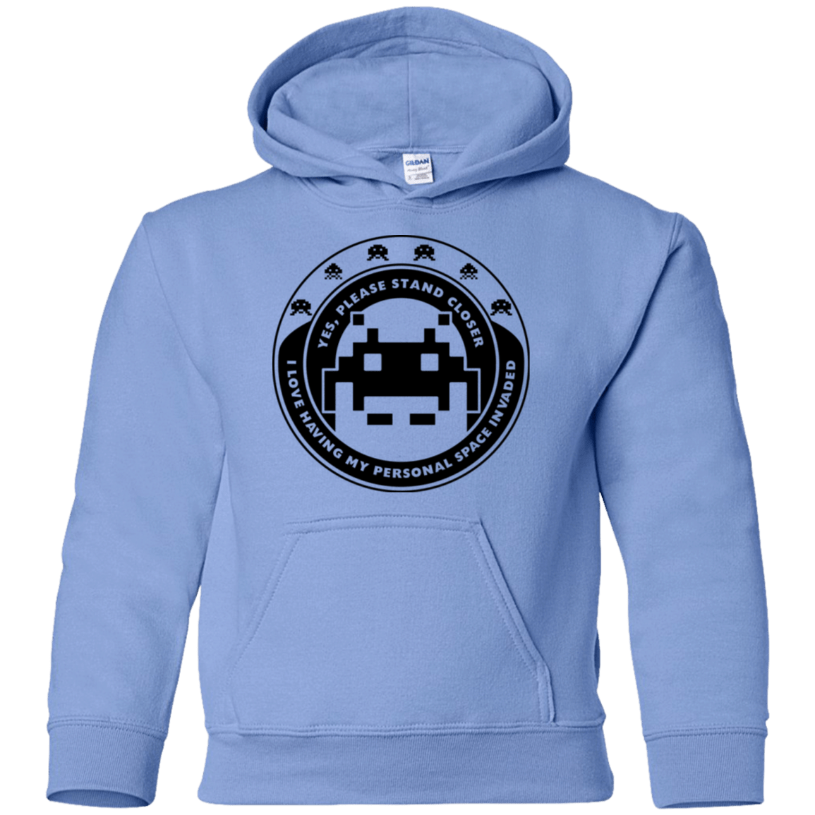 Sweatshirts Carolina Blue / YS Personal Space Invader Youth Hoodie