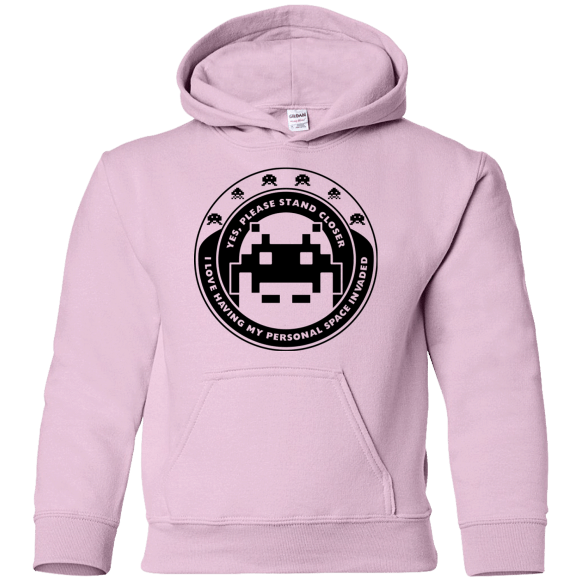 Sweatshirts Light Pink / YS Personal Space Invader Youth Hoodie