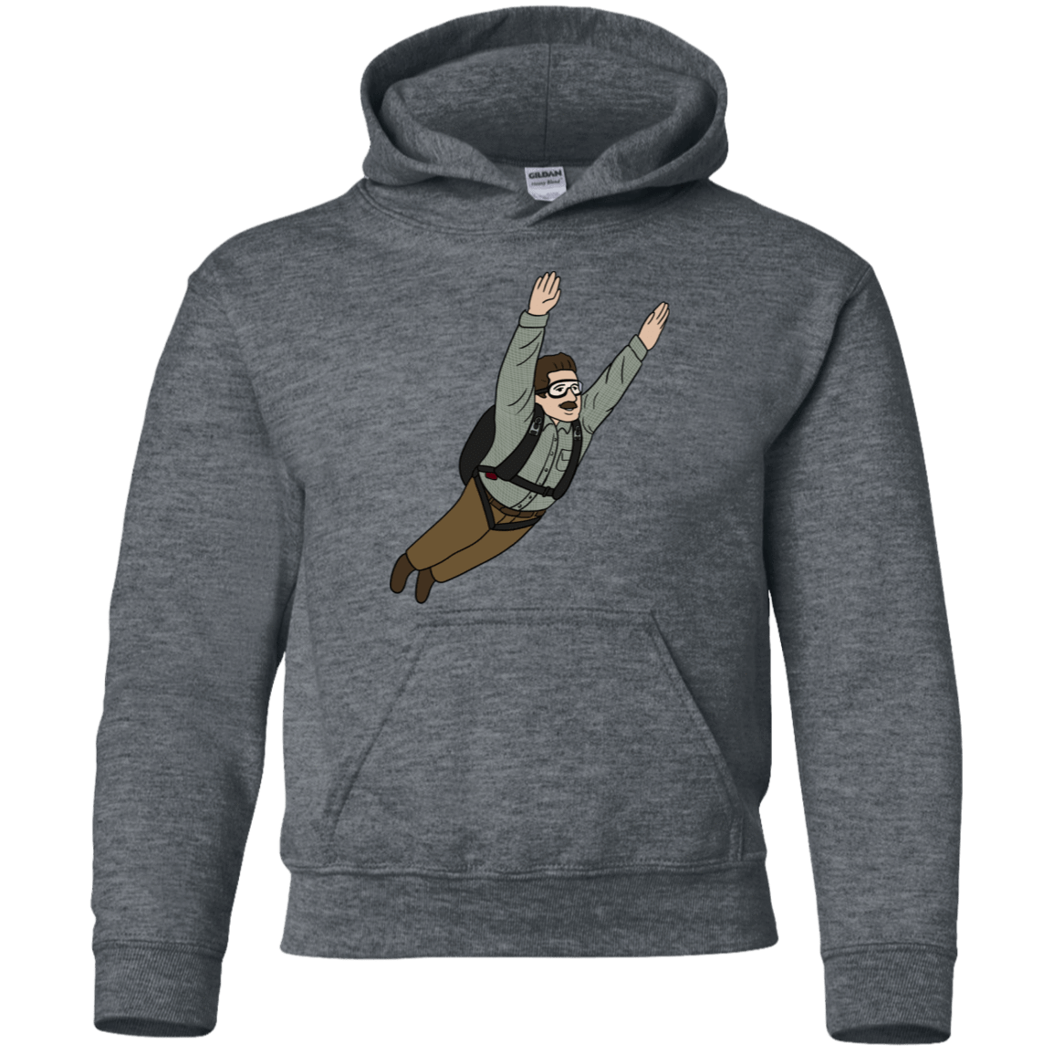 Sweatshirts Dark Heather / YS Peter is my Hero Youth Hoodie