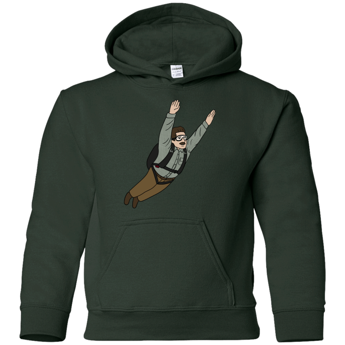 Sweatshirts Forest Green / YS Peter is my Hero Youth Hoodie