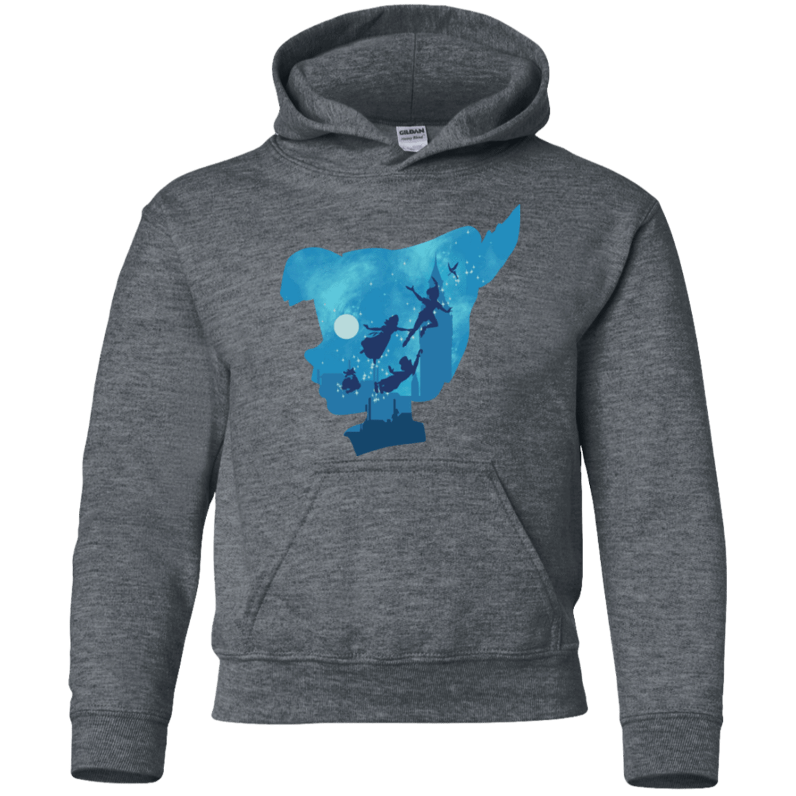 Sweatshirts Dark Heather / YS Peter Portrait Youth Hoodie