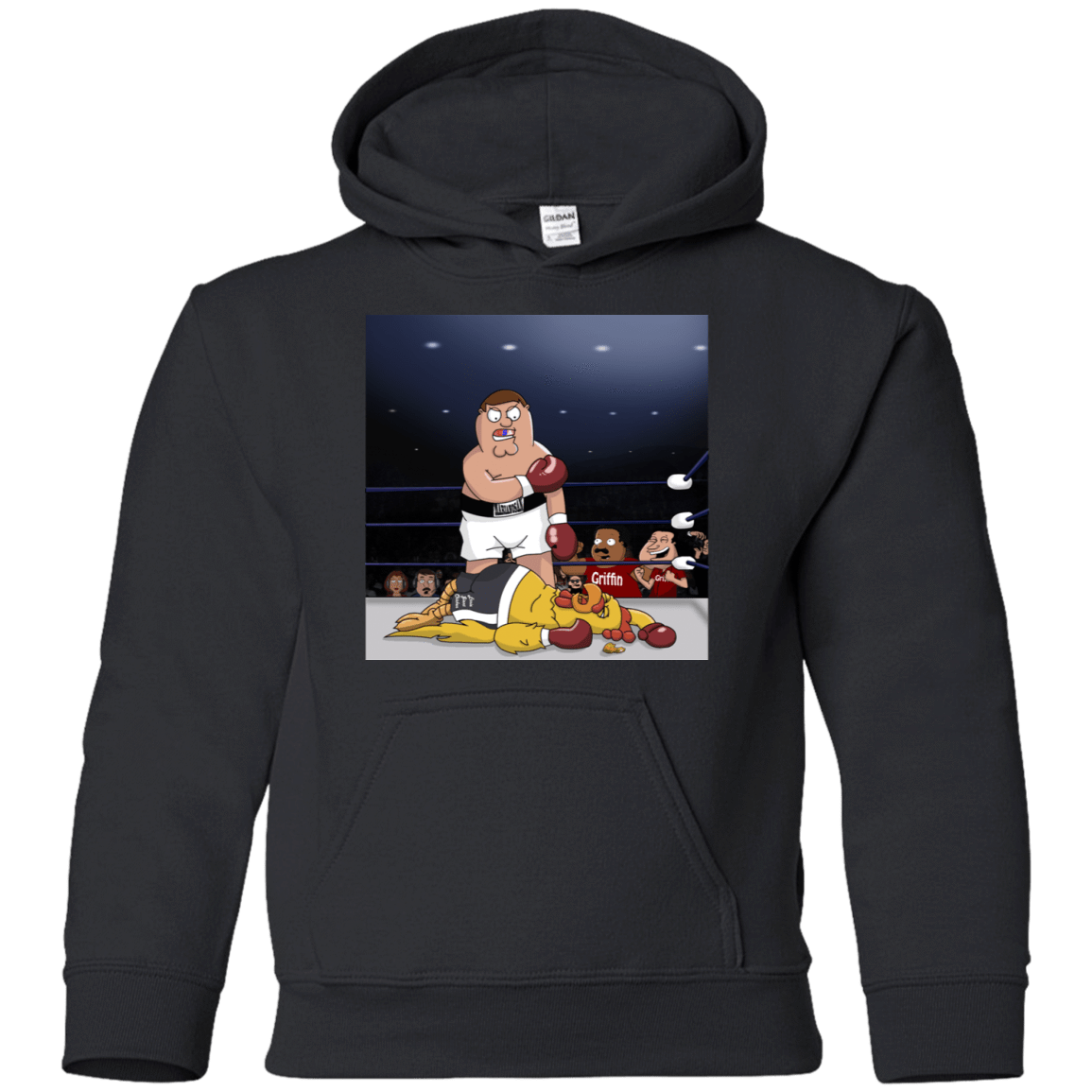 Sweatshirts Black / YS Peter vs Giant Chicken Youth Hoodie