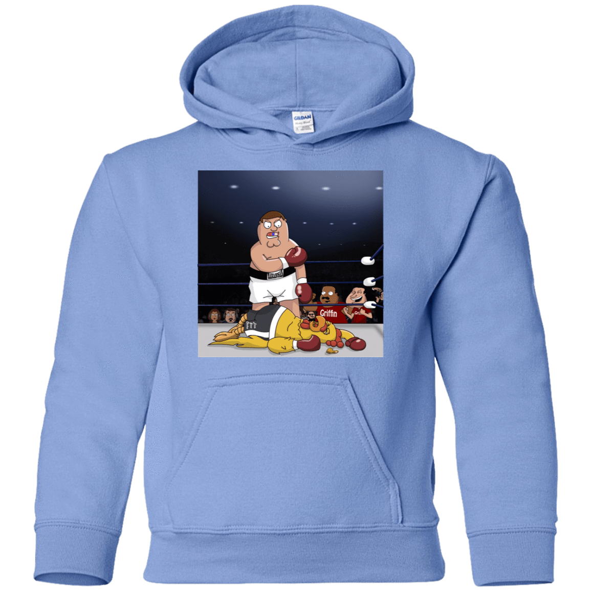 Sweatshirts Carolina Blue / YS Peter vs Giant Chicken Youth Hoodie