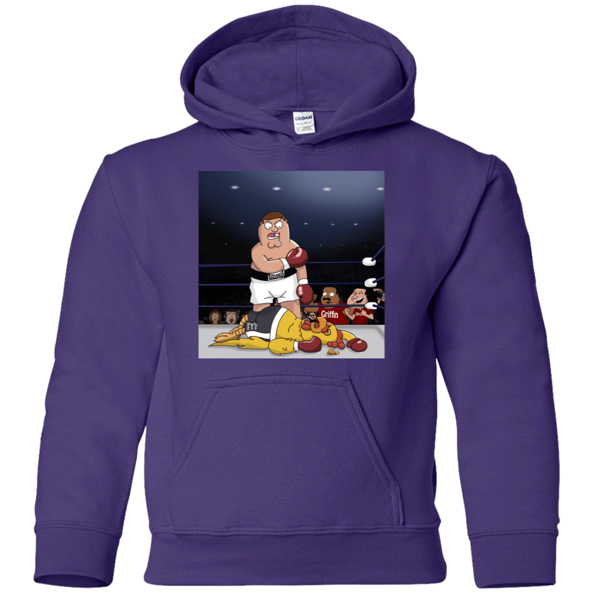 Sweatshirts Purple / YS Peter vs Giant Chicken Youth Hoodie