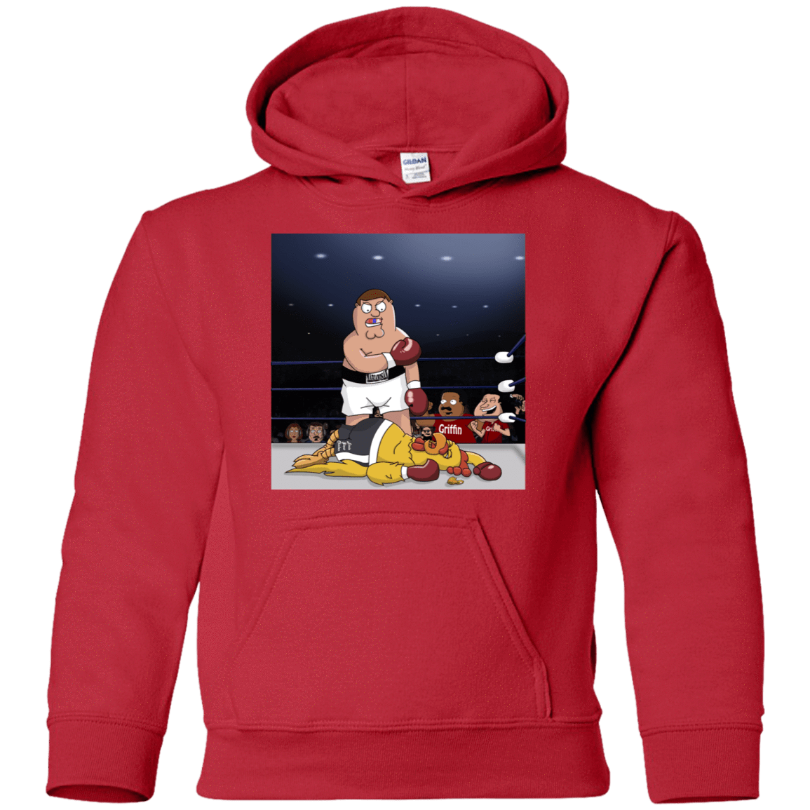 Sweatshirts Red / YS Peter vs Giant Chicken Youth Hoodie