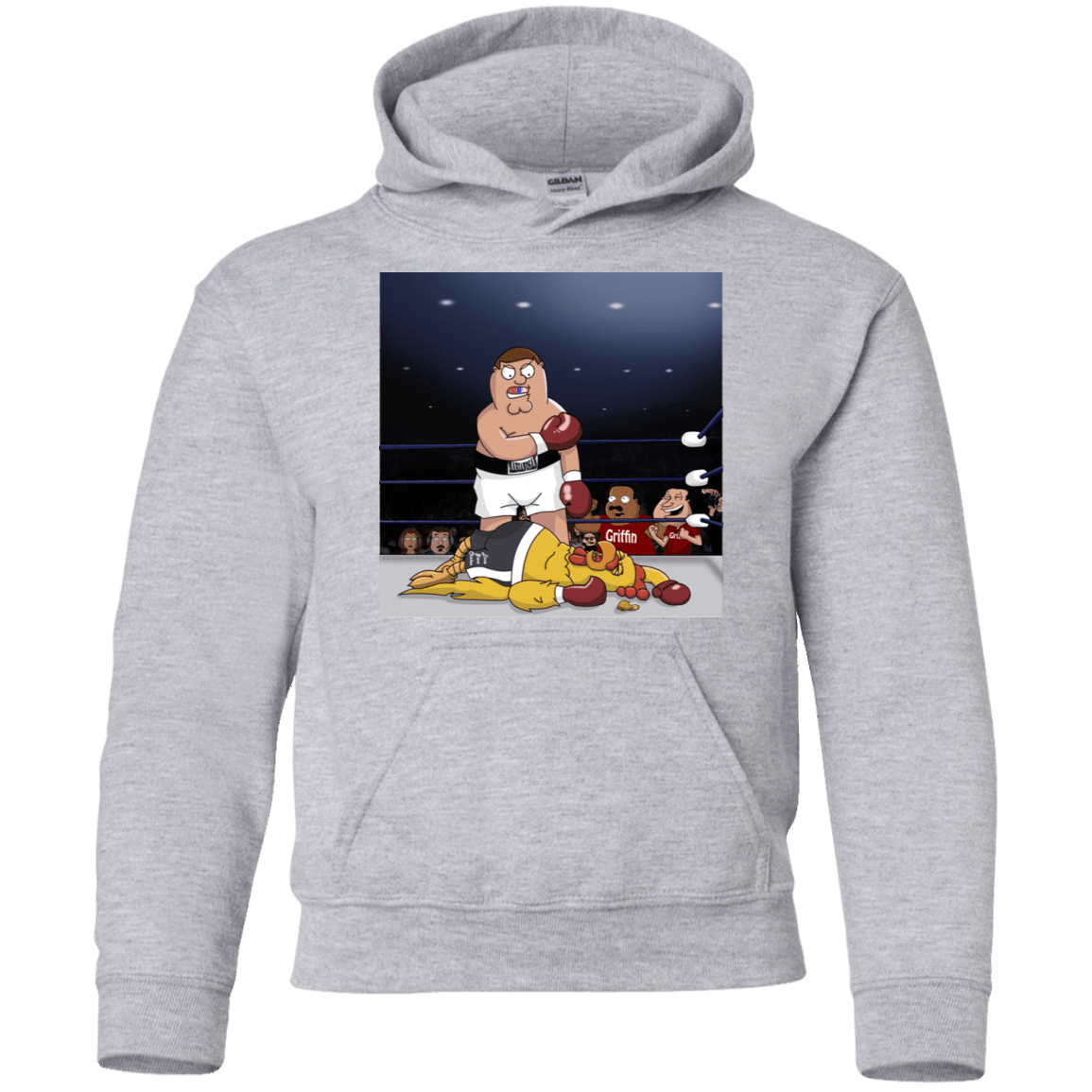 Sweatshirts Sport Grey / YS Peter vs Giant Chicken Youth Hoodie