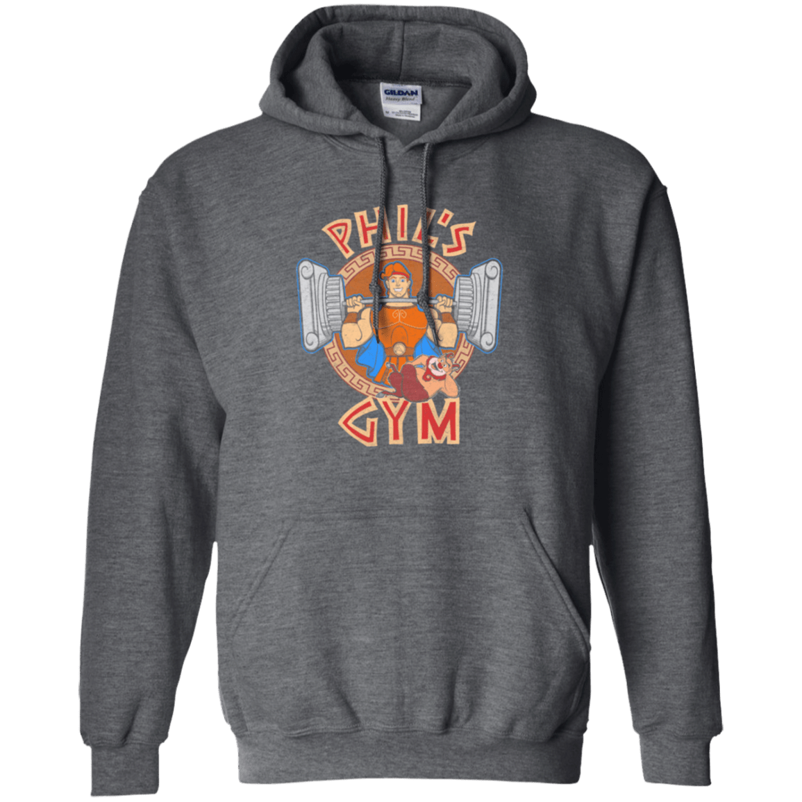 Sweatshirts Dark Heather / Small Phil's Gym Pullover Hoodie