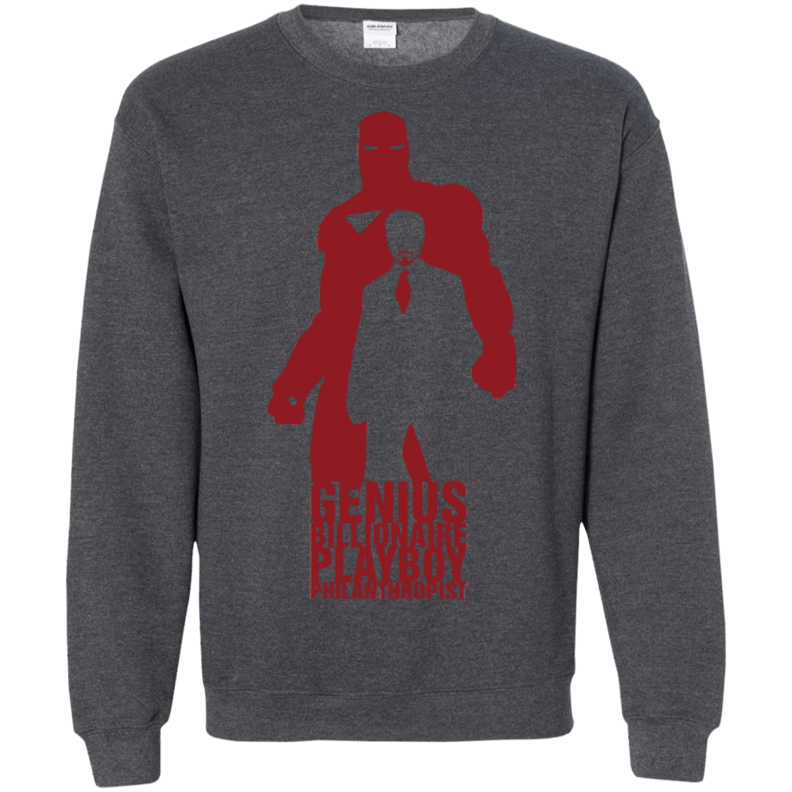 Sweatshirts Dark Heather / Small Philanthropist Club Crewneck Sweatshirt