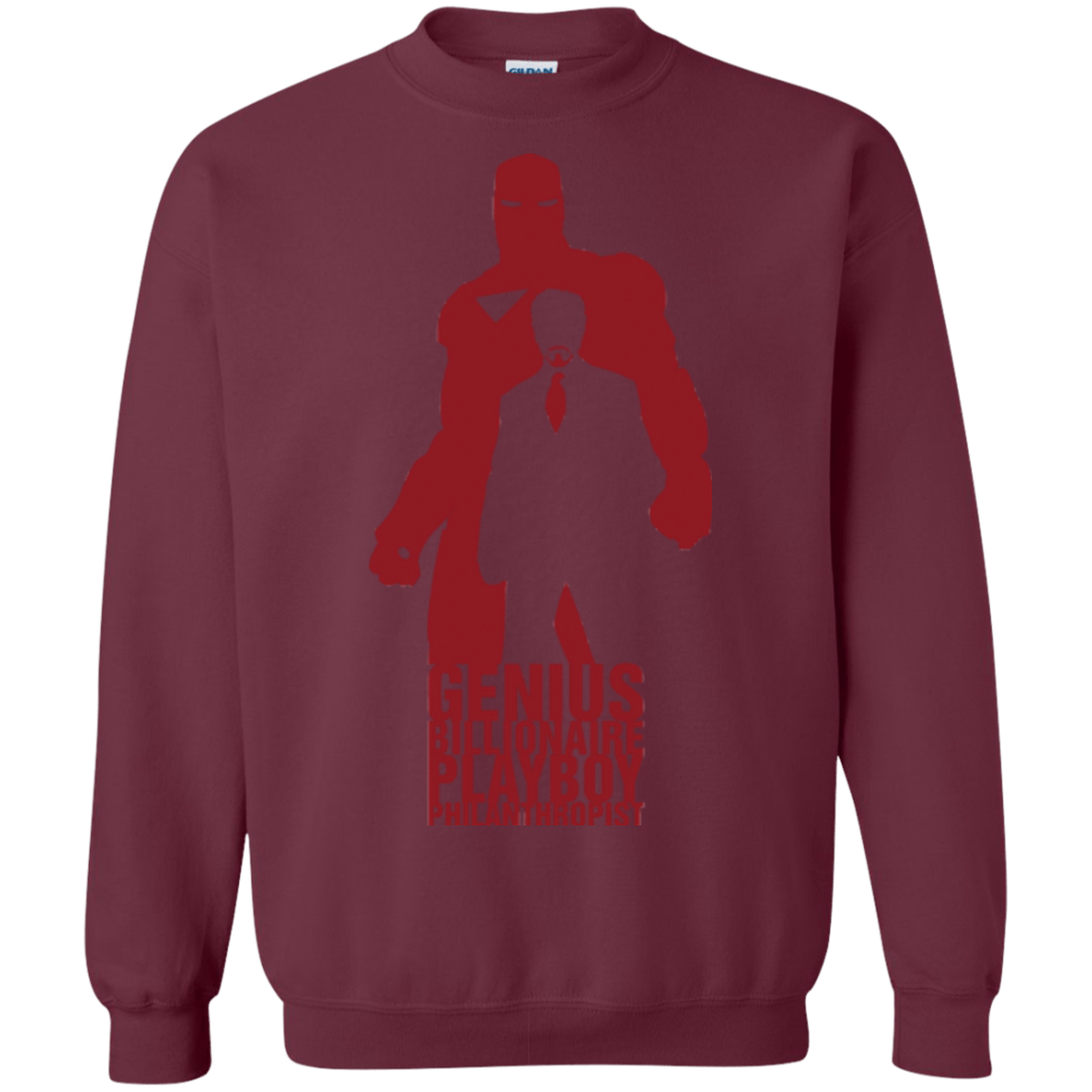 Sweatshirts Maroon / Small Philanthropist Club Crewneck Sweatshirt