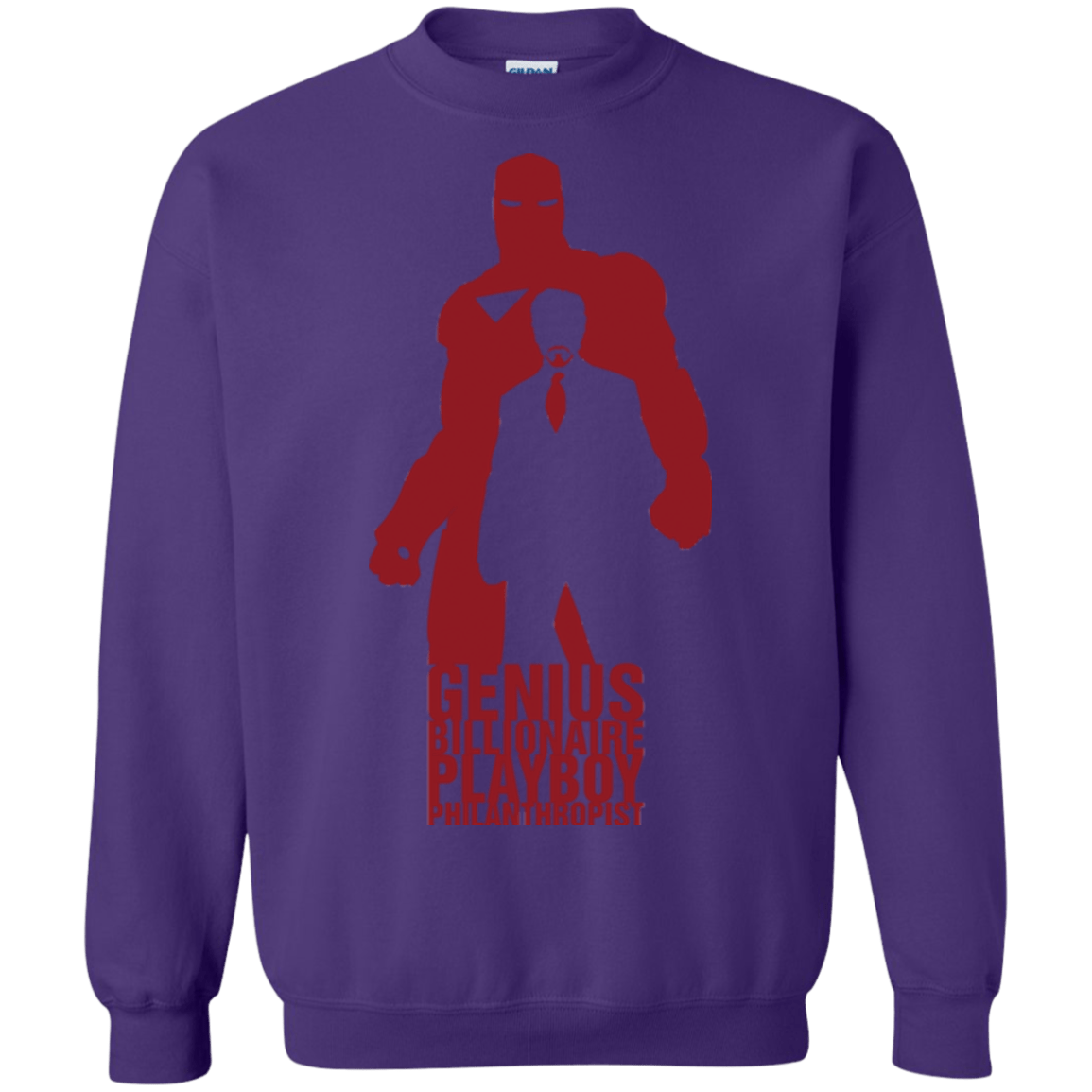 Sweatshirts Purple / Small Philanthropist Club Crewneck Sweatshirt