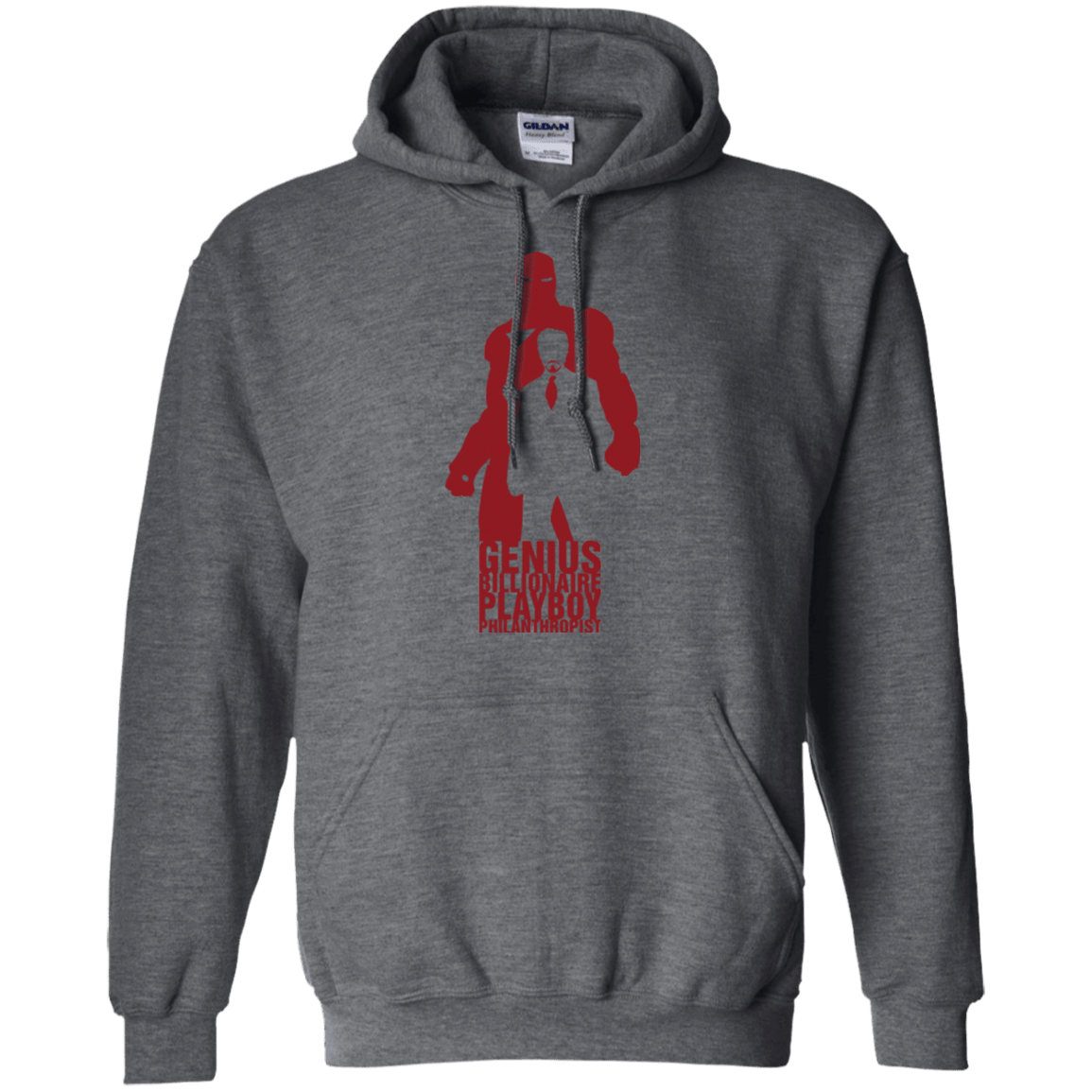 Sweatshirts Dark Heather / Small Philanthropist Club Pullover Hoodie