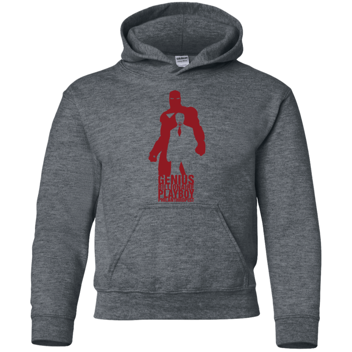 Sweatshirts Dark Heather / YS Philanthropist Club Youth Hoodie