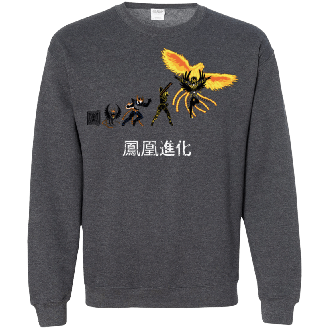 Sweatshirts Dark Heather / Small Phoenix Evolution Crewneck Sweatshirt
