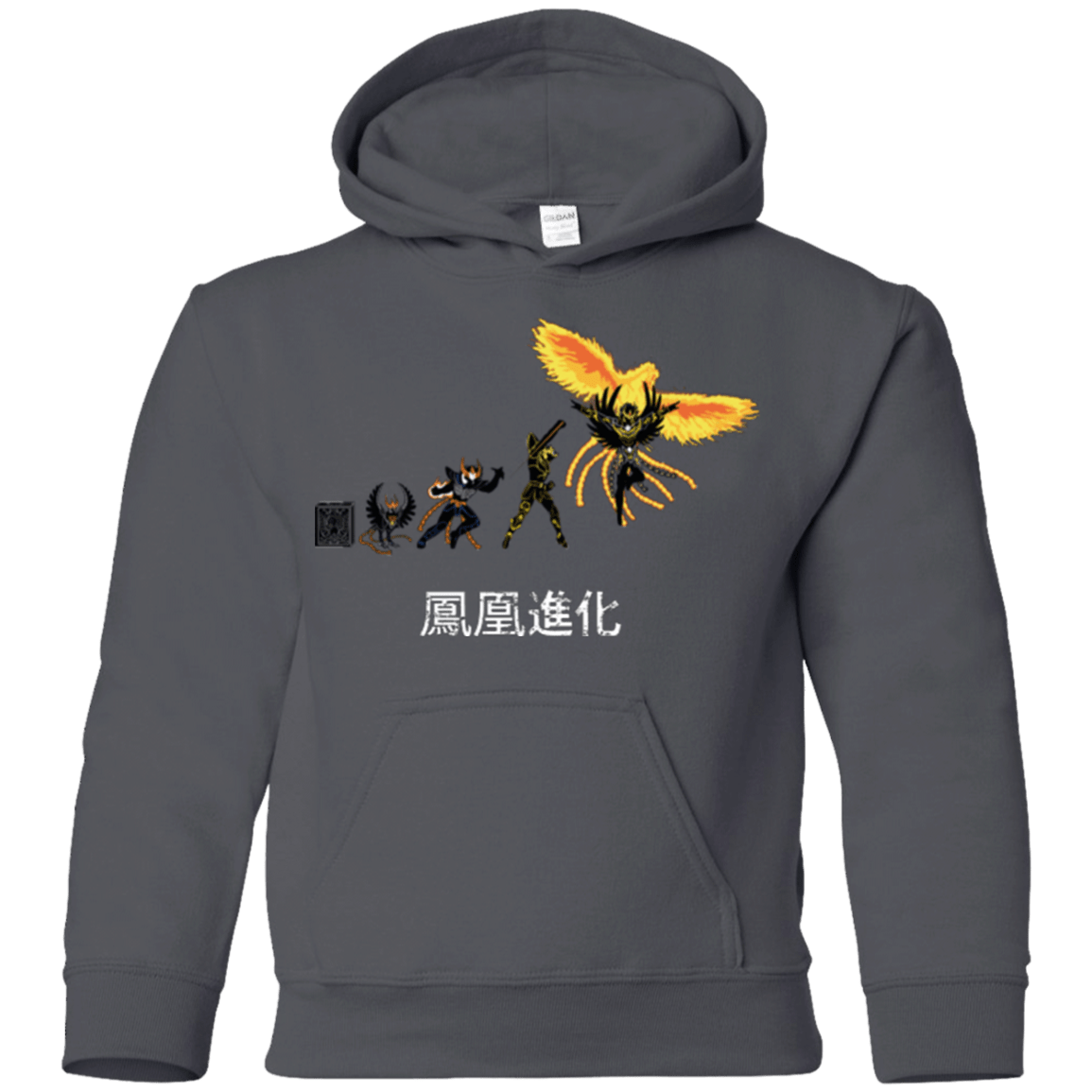 Sweatshirts Charcoal / YS Phoenix Evolution Youth Hoodie