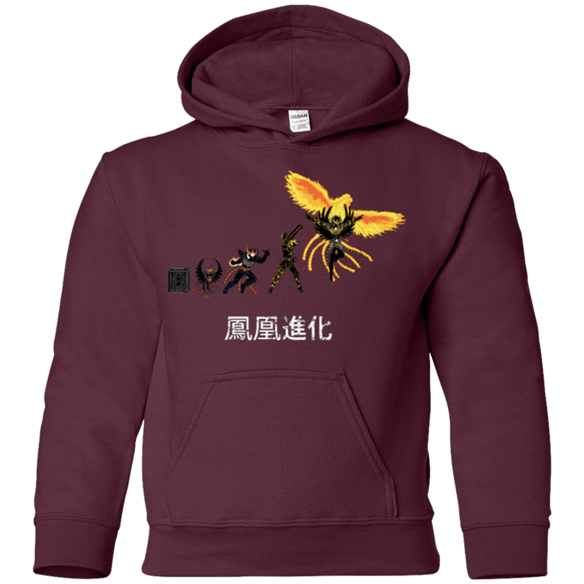 Sweatshirts Maroon / YS Phoenix Evolution Youth Hoodie