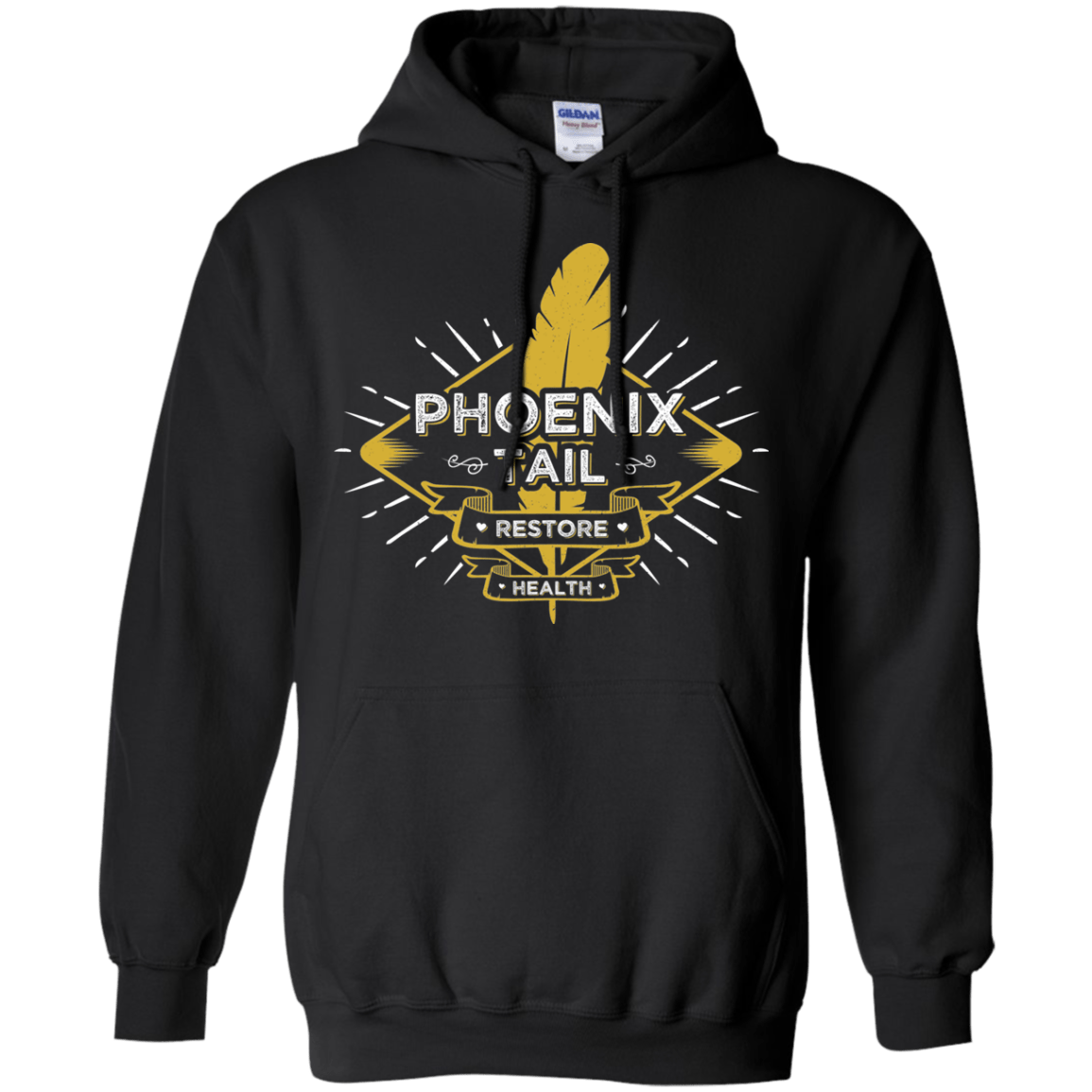 Sweatshirts Black / Small Phoenix Tail Pullover Hoodie