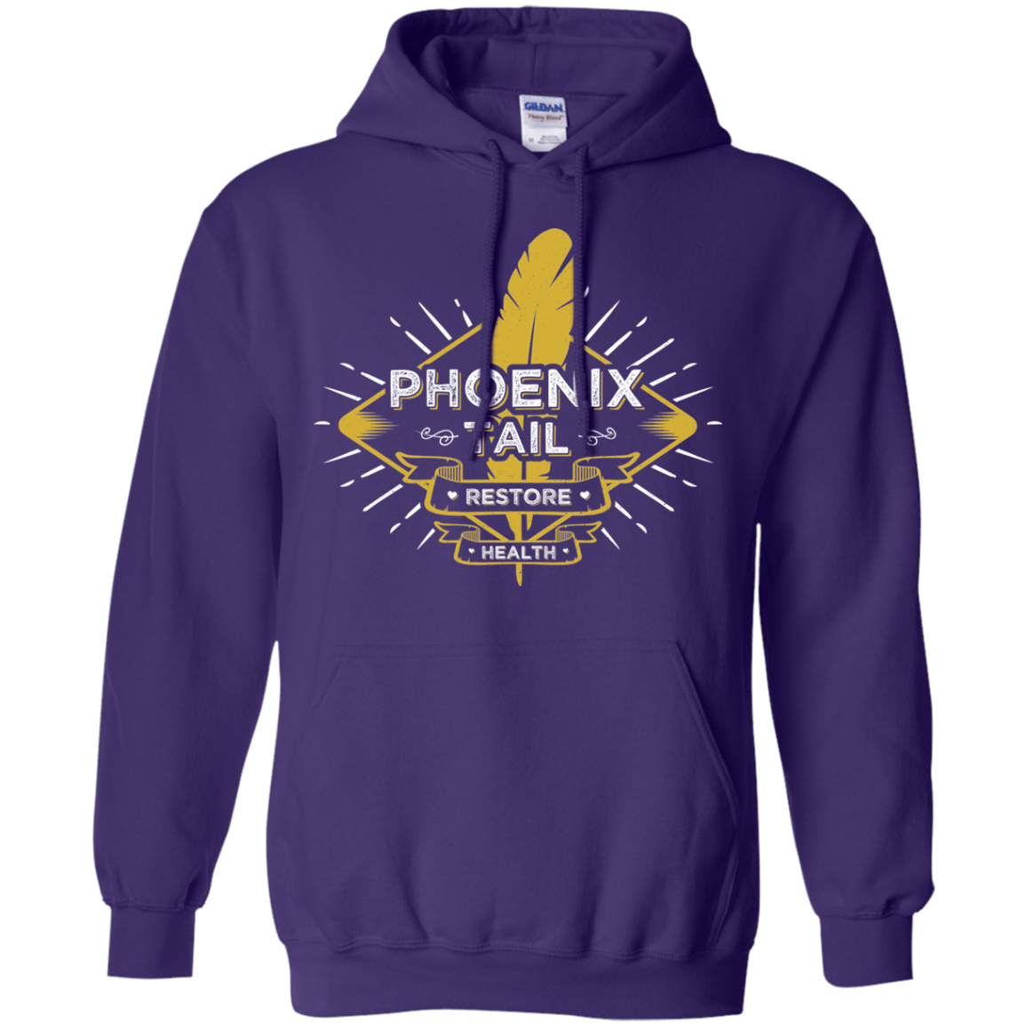 Sweatshirts Purple / Small Phoenix Tail Pullover Hoodie
