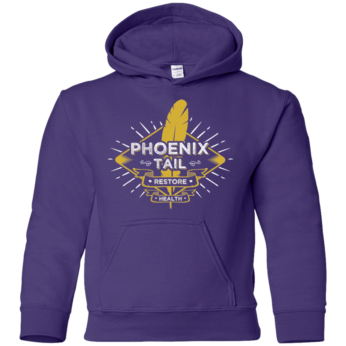Sweatshirts Purple / YS Phoenix Tail Youth Hoodie