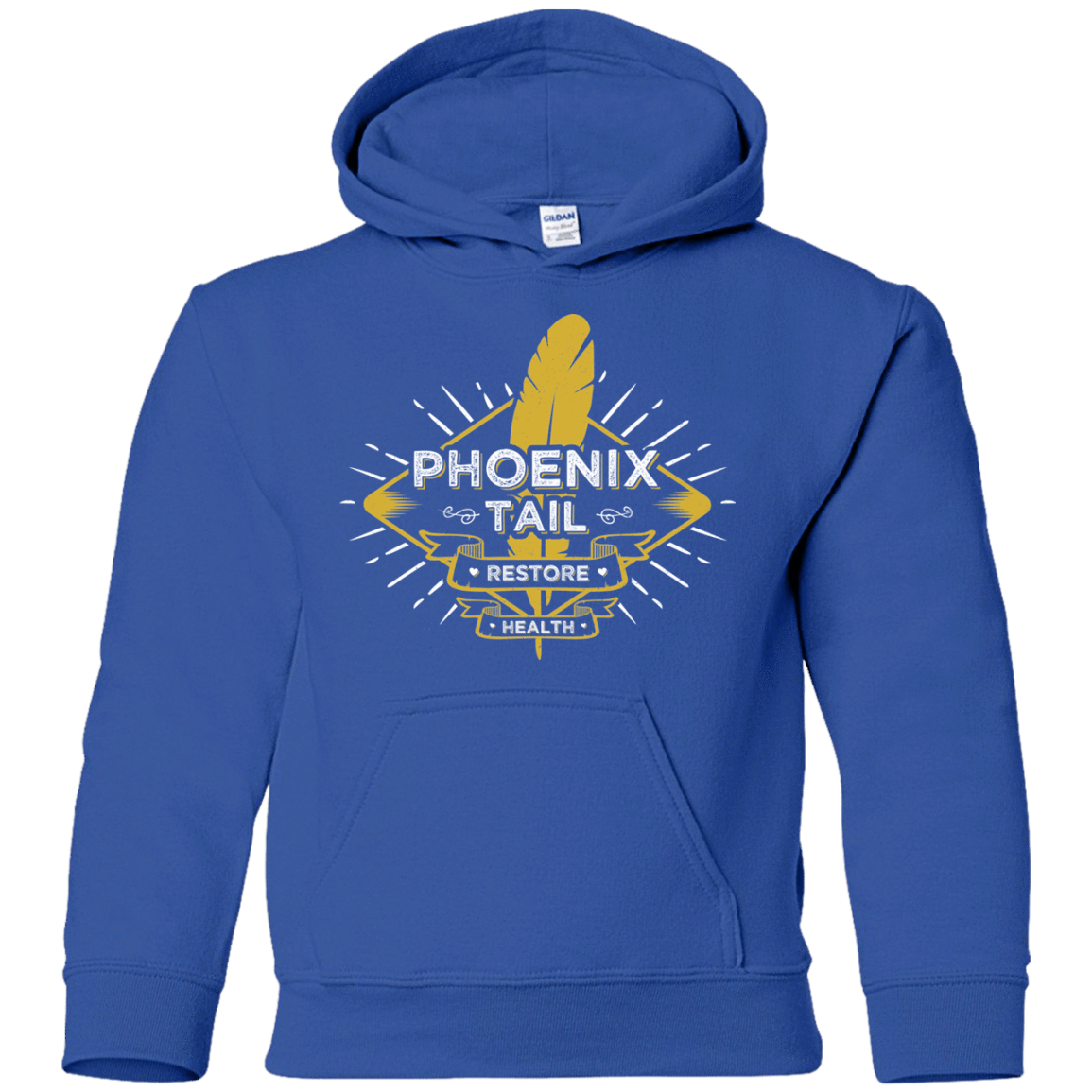 Sweatshirts Royal / YS Phoenix Tail Youth Hoodie
