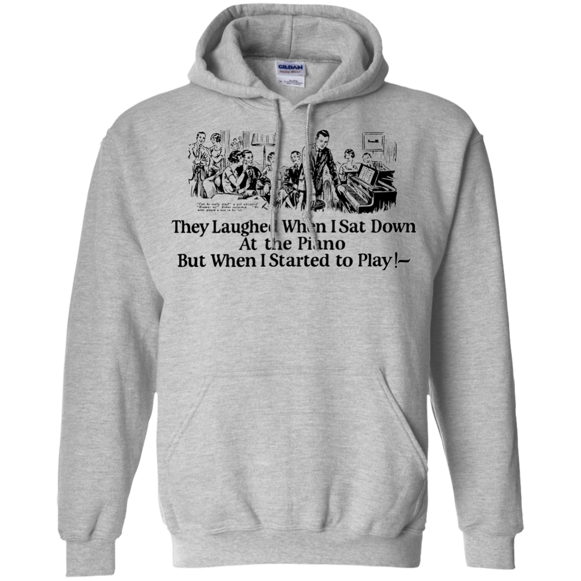 Sweatshirts Sport Grey / Small Piano Pullover Hoodie