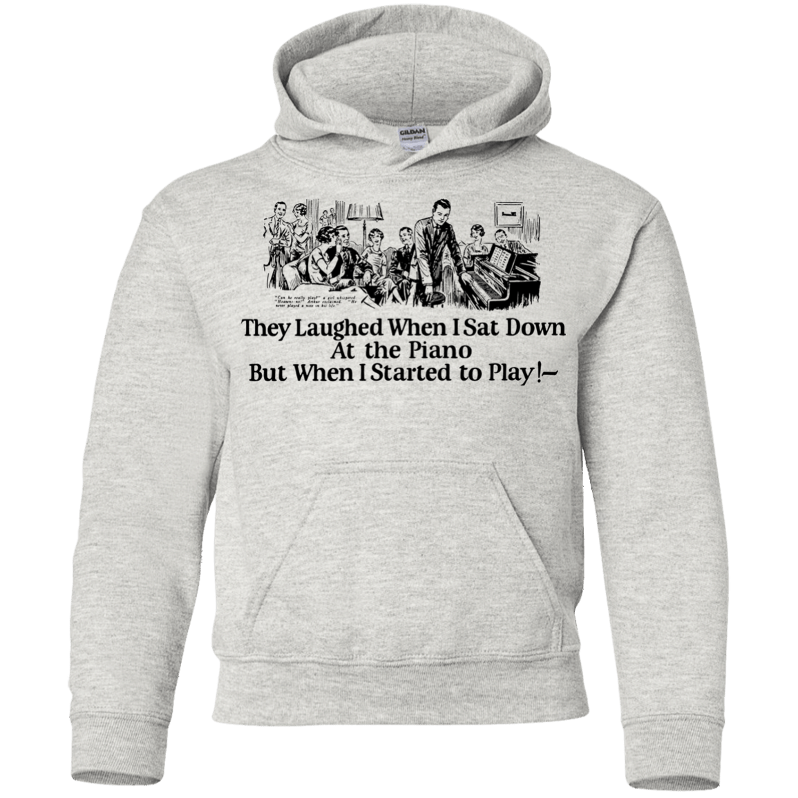 Sweatshirts Ash / YS Piano Youth Hoodie