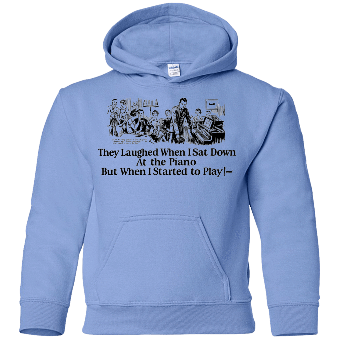 Sweatshirts Carolina Blue / YS Piano Youth Hoodie