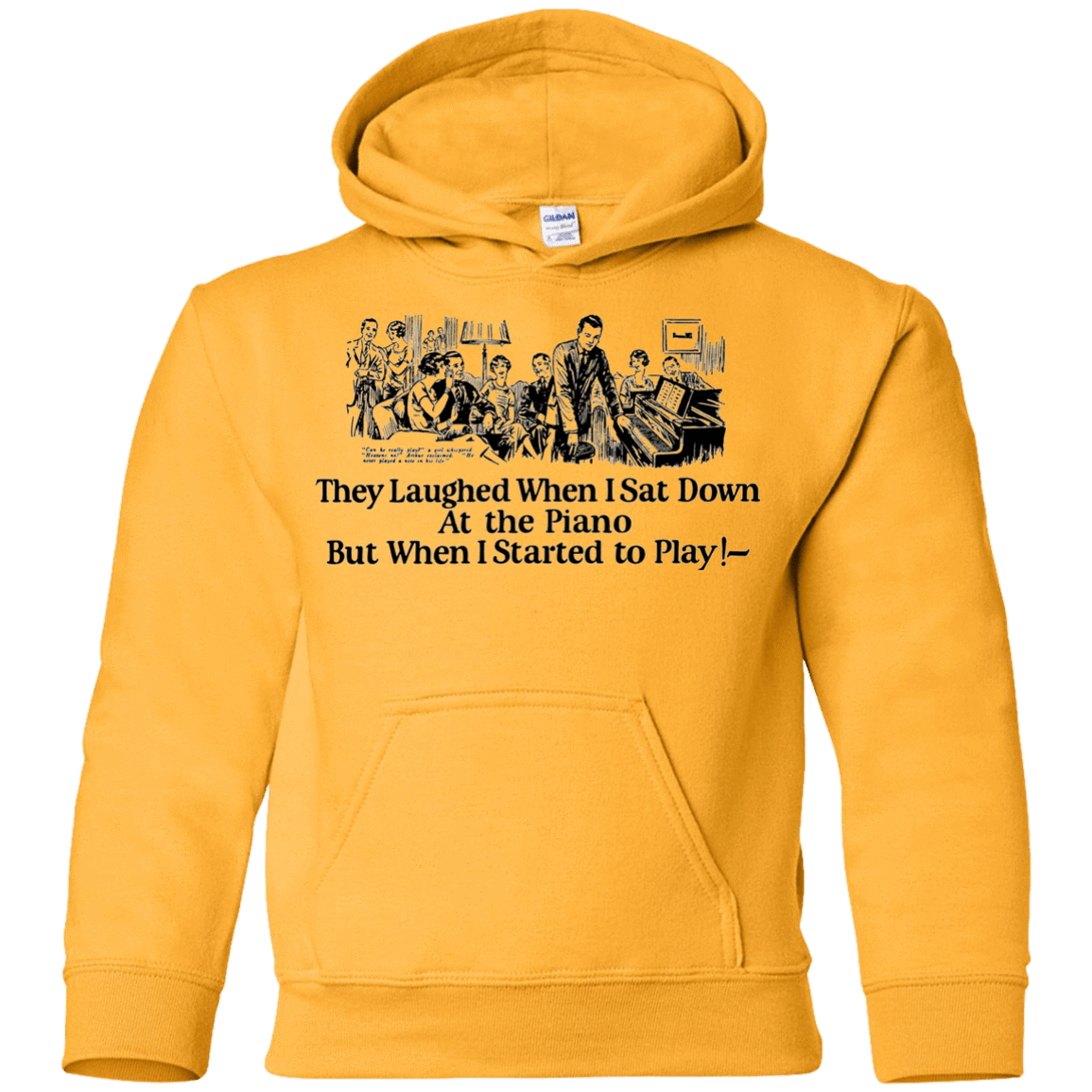 Sweatshirts Gold / YS Piano Youth Hoodie